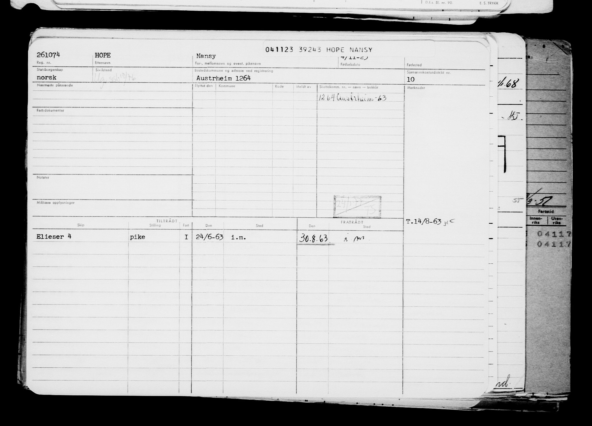 Direktoratet for sjømenn, AV/RA-S-3545/G/Gb/L0224: Hovedkort, 1923, p. 514