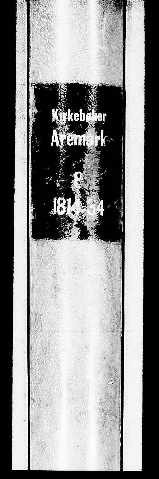 Aremark prestekontor Kirkebøker, SAO/A-10899/G/Ga/L0001: Parish register (copy) no.  I 1, 1814-1834