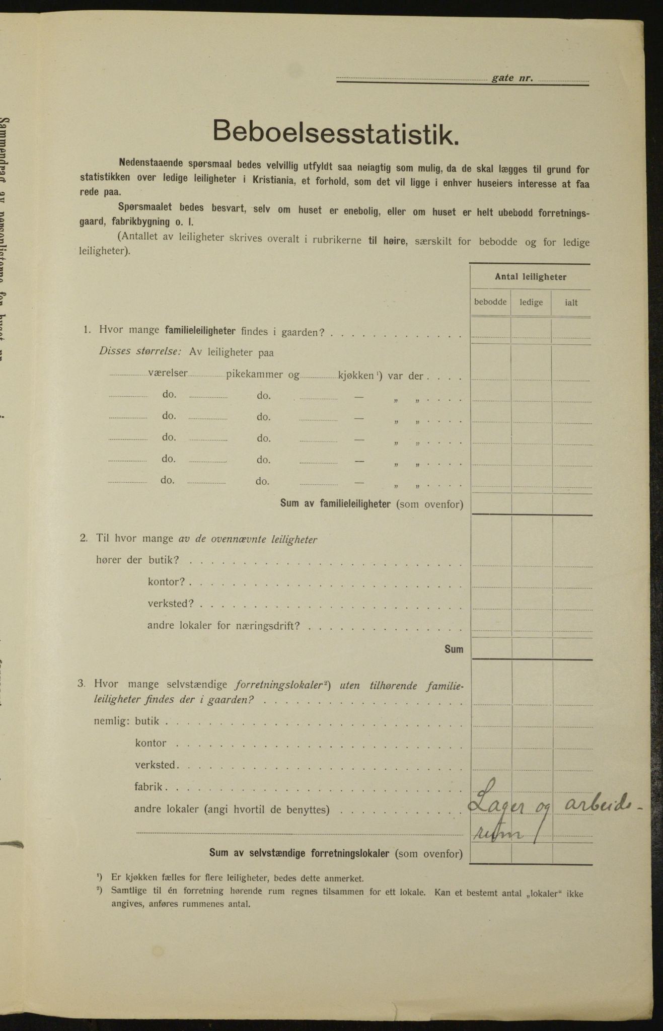 OBA, Municipal Census 1912 for Kristiania, 1912, p. 83386