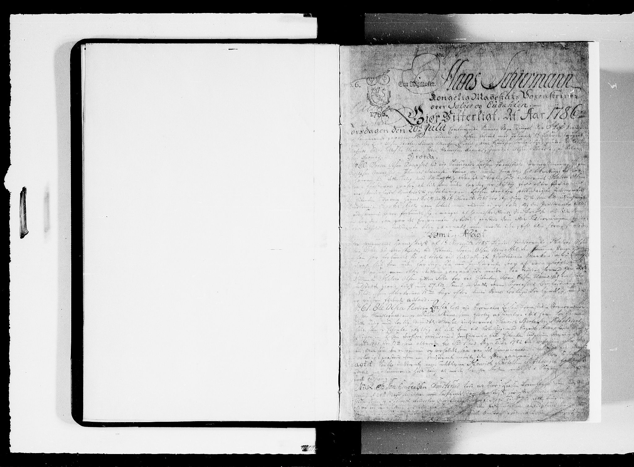 Solør og Odalen sorenskriveri, SAH/TING-026/G/Gb/L0007: Tingbok, 1786-1789, p. 0b-1a