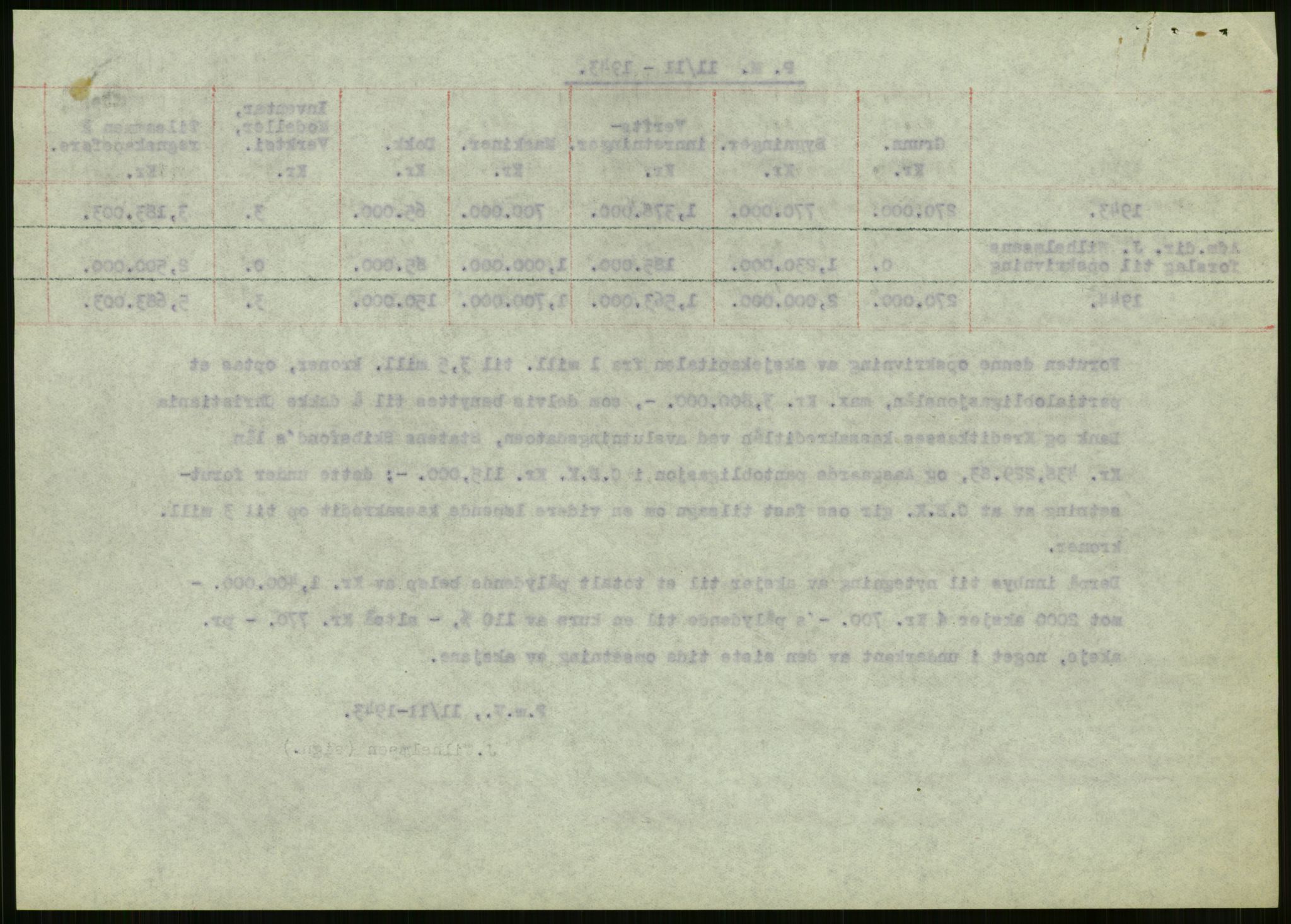 Fredrikstad mekaniske verksted, AV/RA-PA-1807/Q/L0001: Bygninger, Finansiering, Takst, Nyanlegg, 1935-1954, p. 106