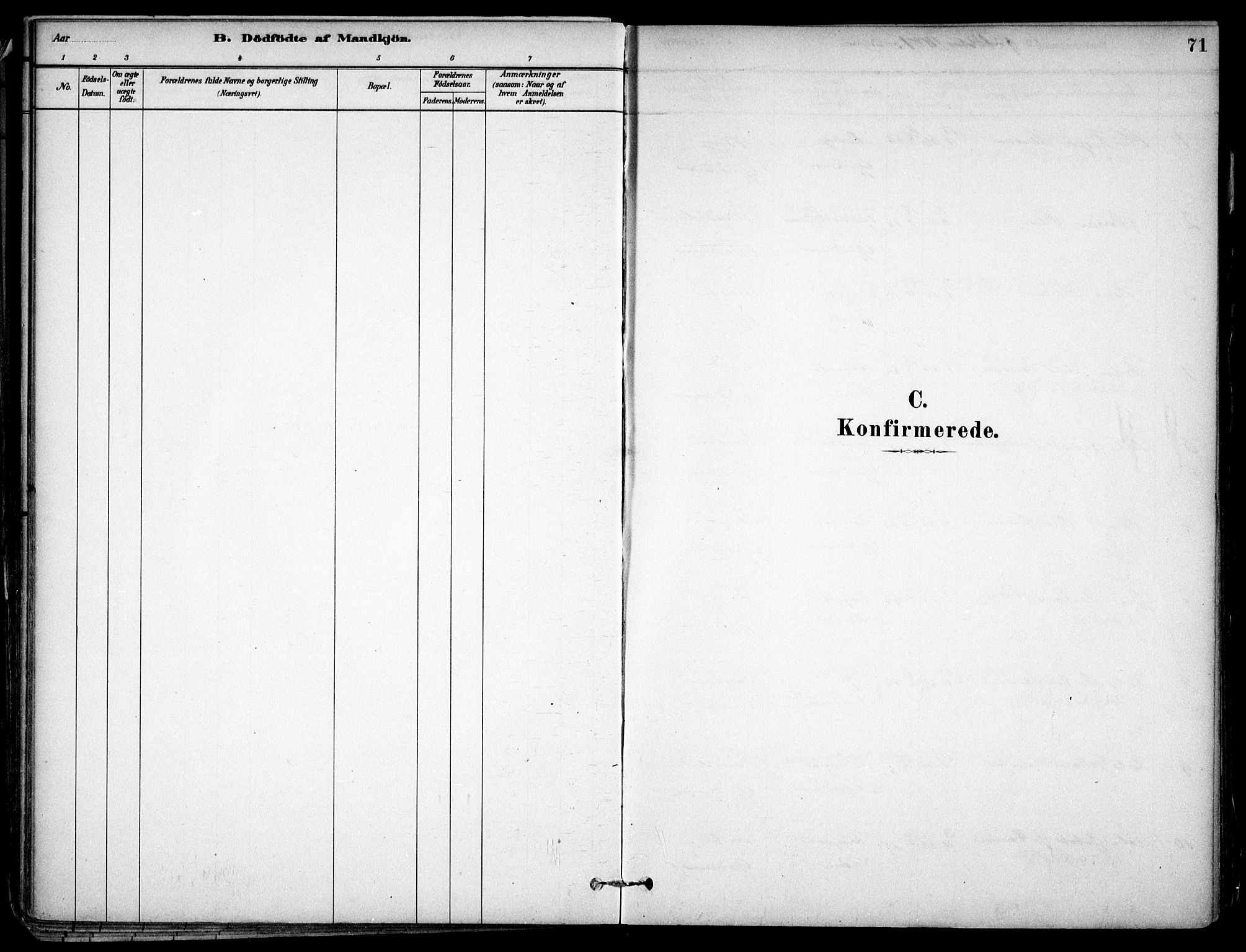 Gjerdrum prestekontor Kirkebøker, AV/SAO-A-10412b/F/Fa/L0009: Parish register (official) no. I 9, 1881-1916, p. 71