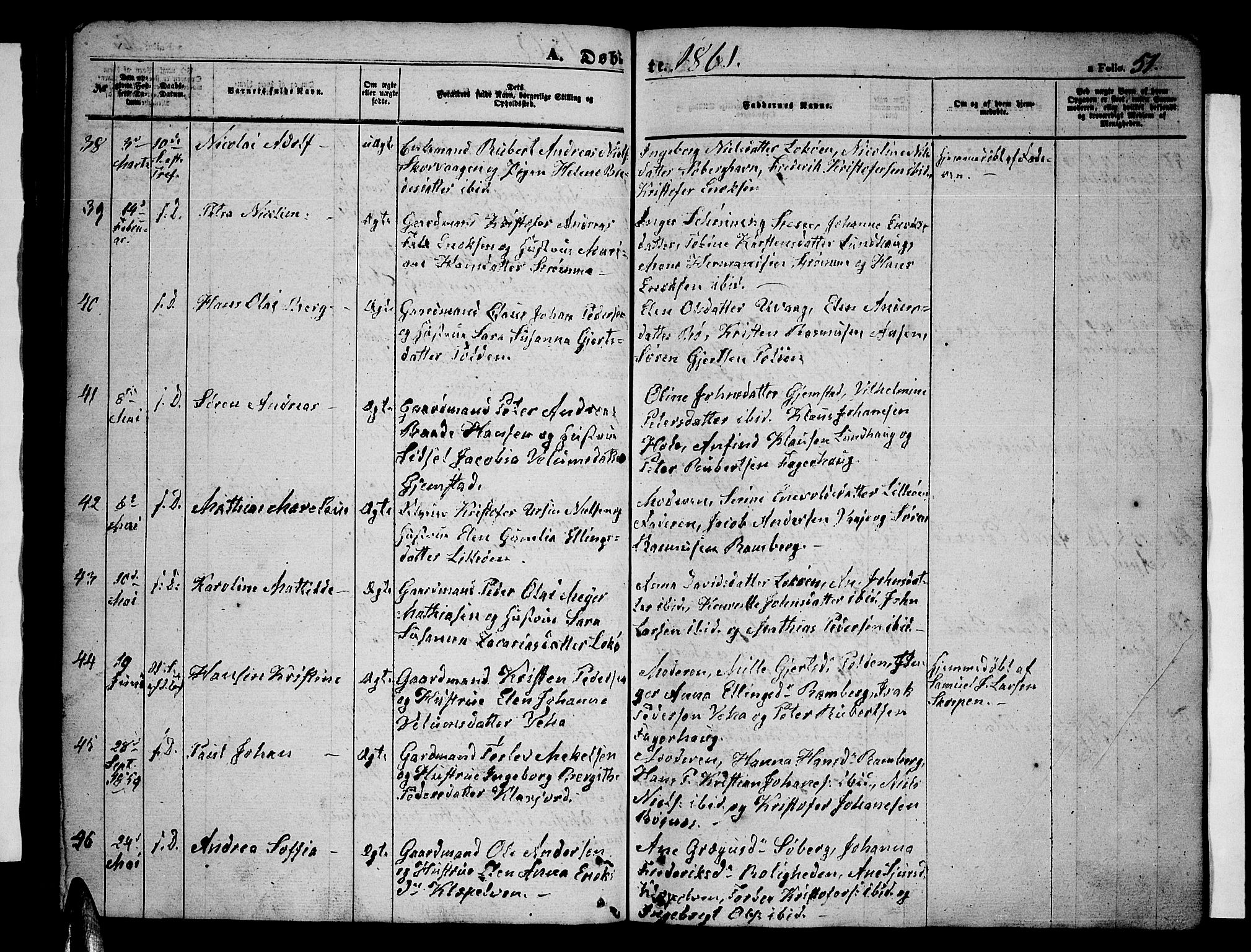 Ministerialprotokoller, klokkerbøker og fødselsregistre - Nordland, AV/SAT-A-1459/891/L1313: Parish register (copy) no. 891C02, 1856-1870, p. 51