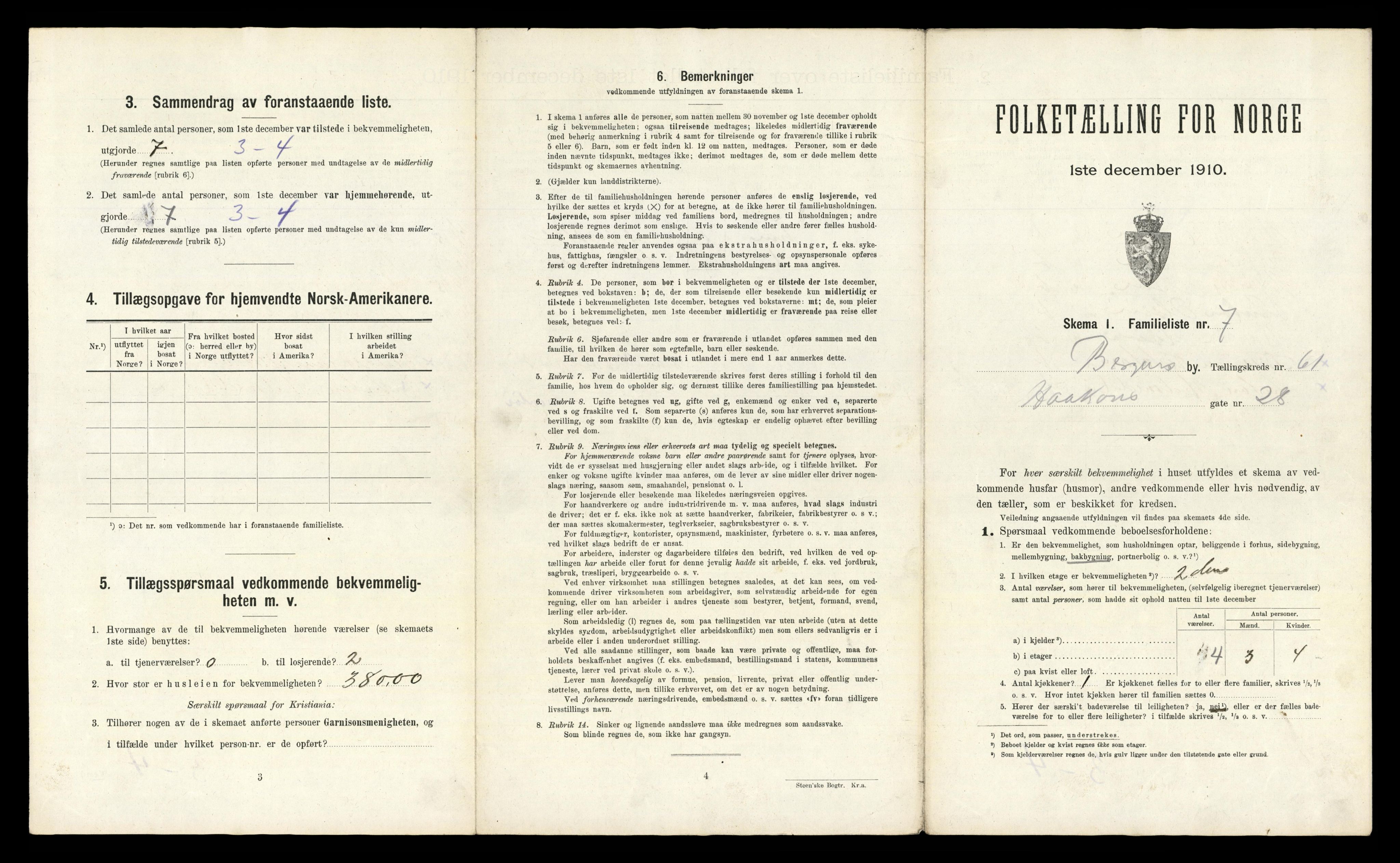 RA, 1910 census for Bergen, 1910, p. 21579