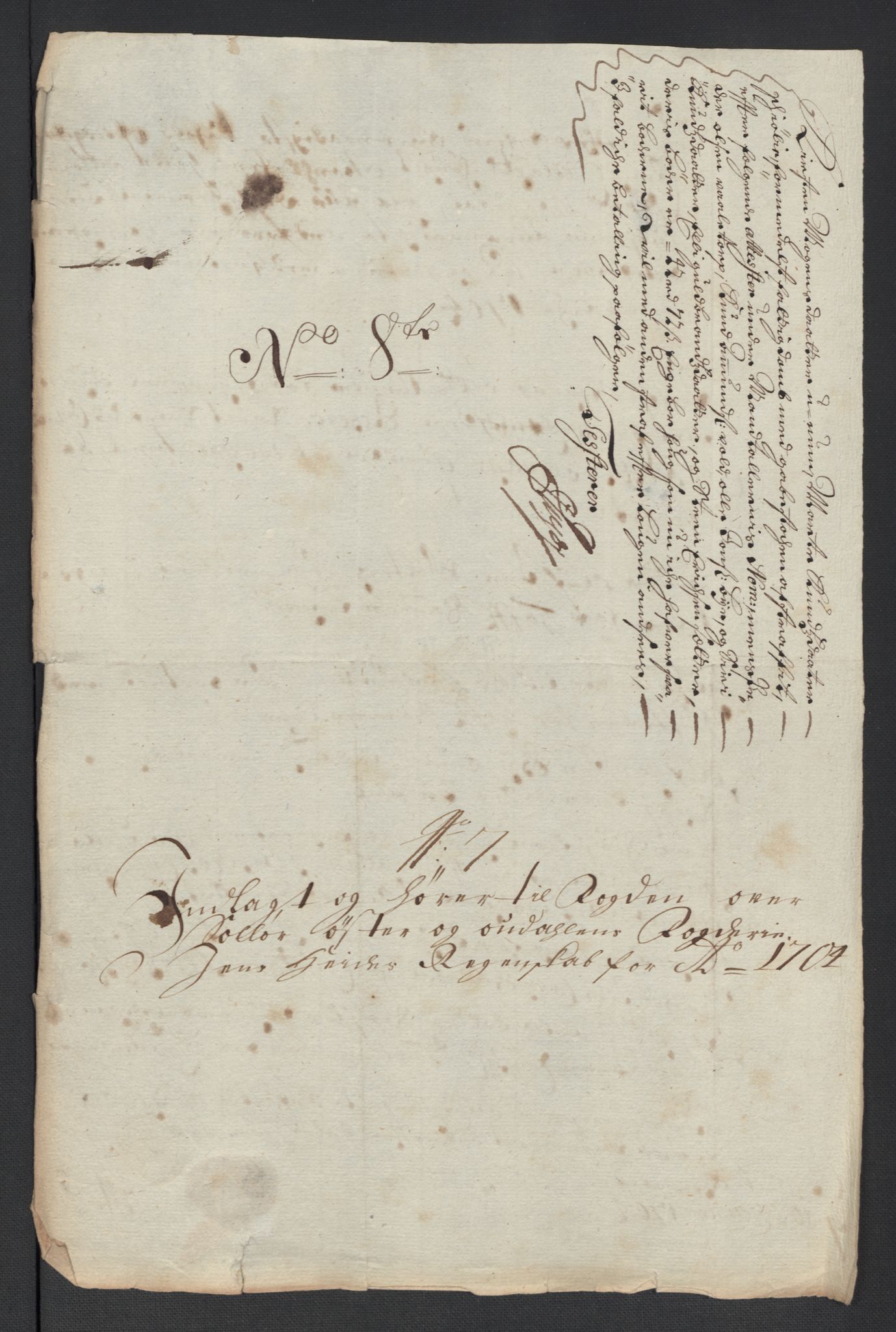 Rentekammeret inntil 1814, Reviderte regnskaper, Fogderegnskap, AV/RA-EA-4092/R13/L0842: Fogderegnskap Solør, Odal og Østerdal, 1704, p. 42