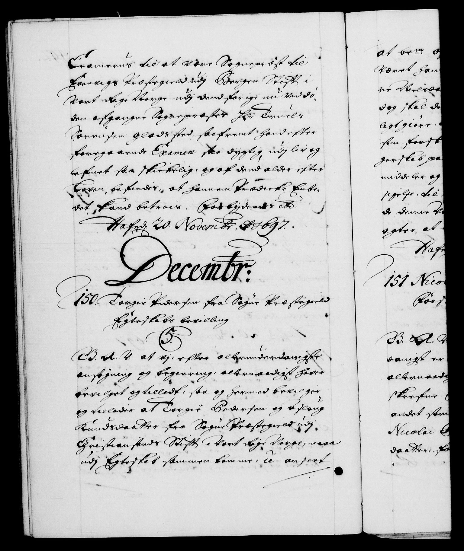 Danske Kanselli 1572-1799, RA/EA-3023/F/Fc/Fca/Fcaa/L0016: Norske registre (mikrofilm), 1692-1697, p. 492b