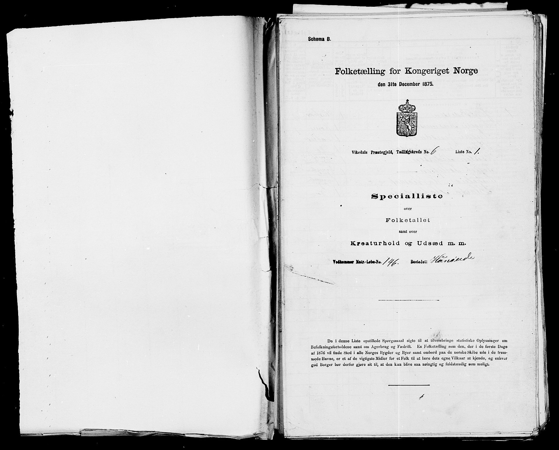 SAST, 1875 census for 1157P Vikedal, 1875, p. 655