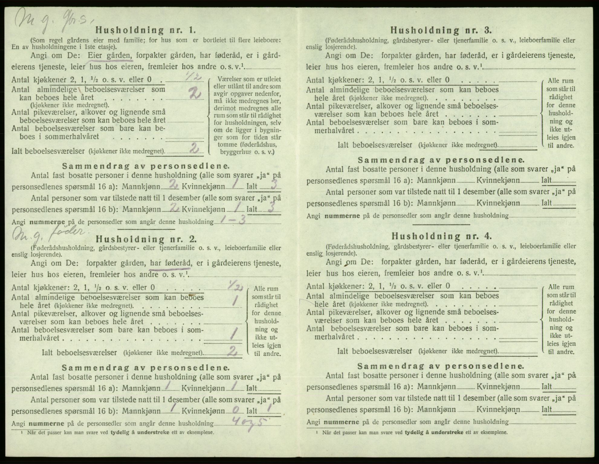 SAB, 1920 census for Sveio, 1920, p. 41