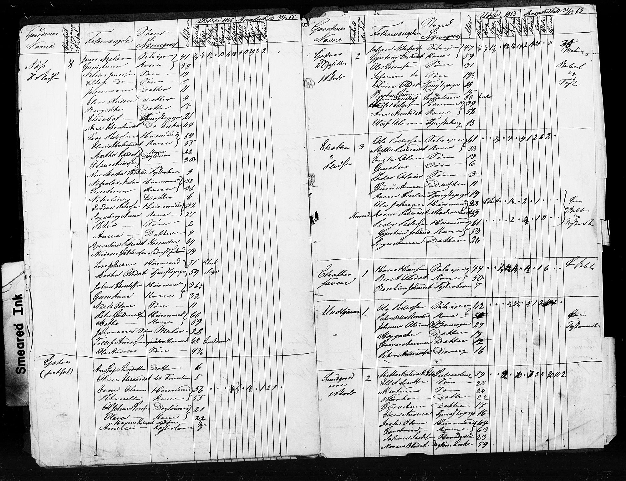 , Census 1855 for Skogn, 1855, p. 29