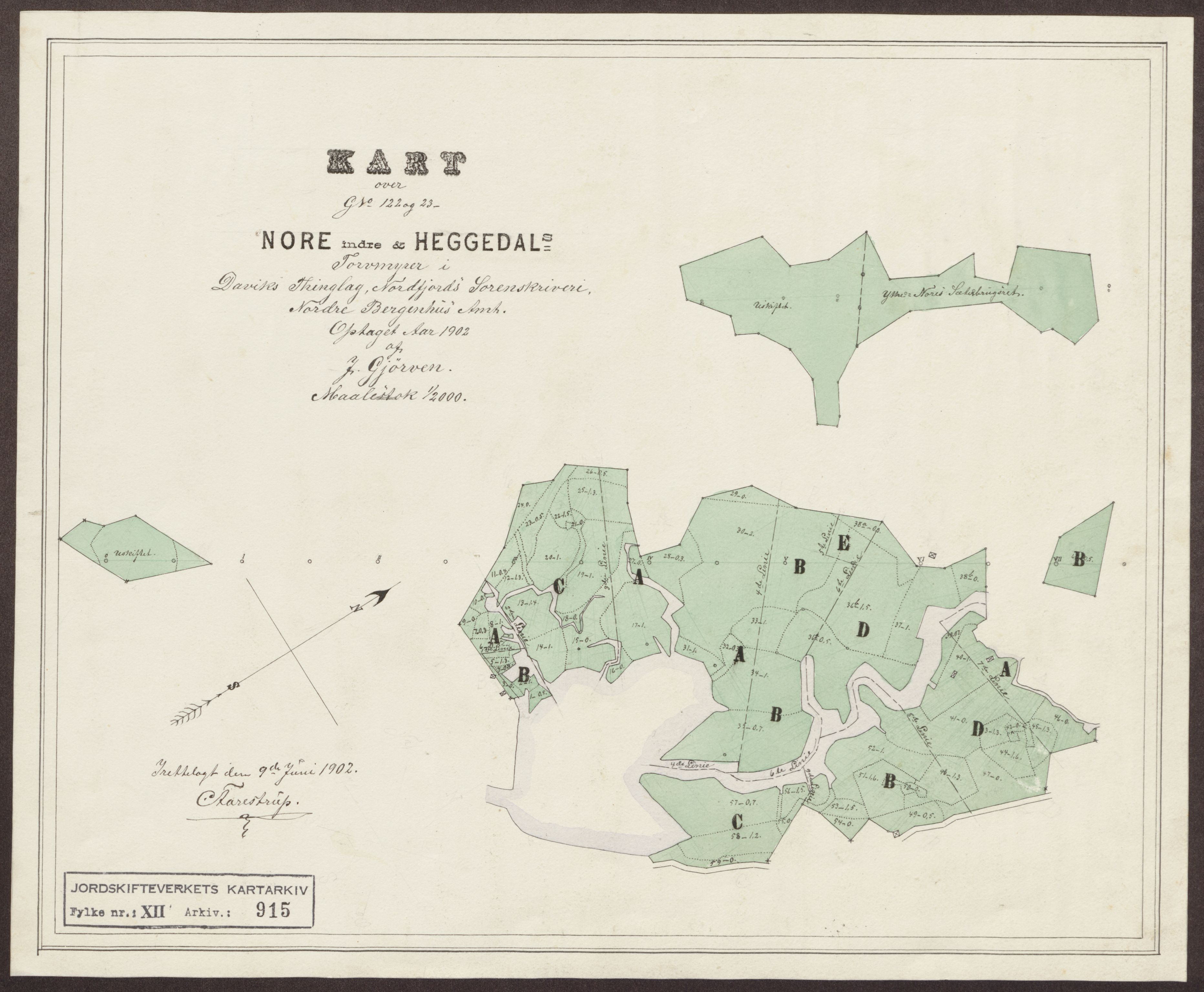 Jordskifteverkets kartarkiv, RA/S-3929/T, 1859-1988, p. 1047