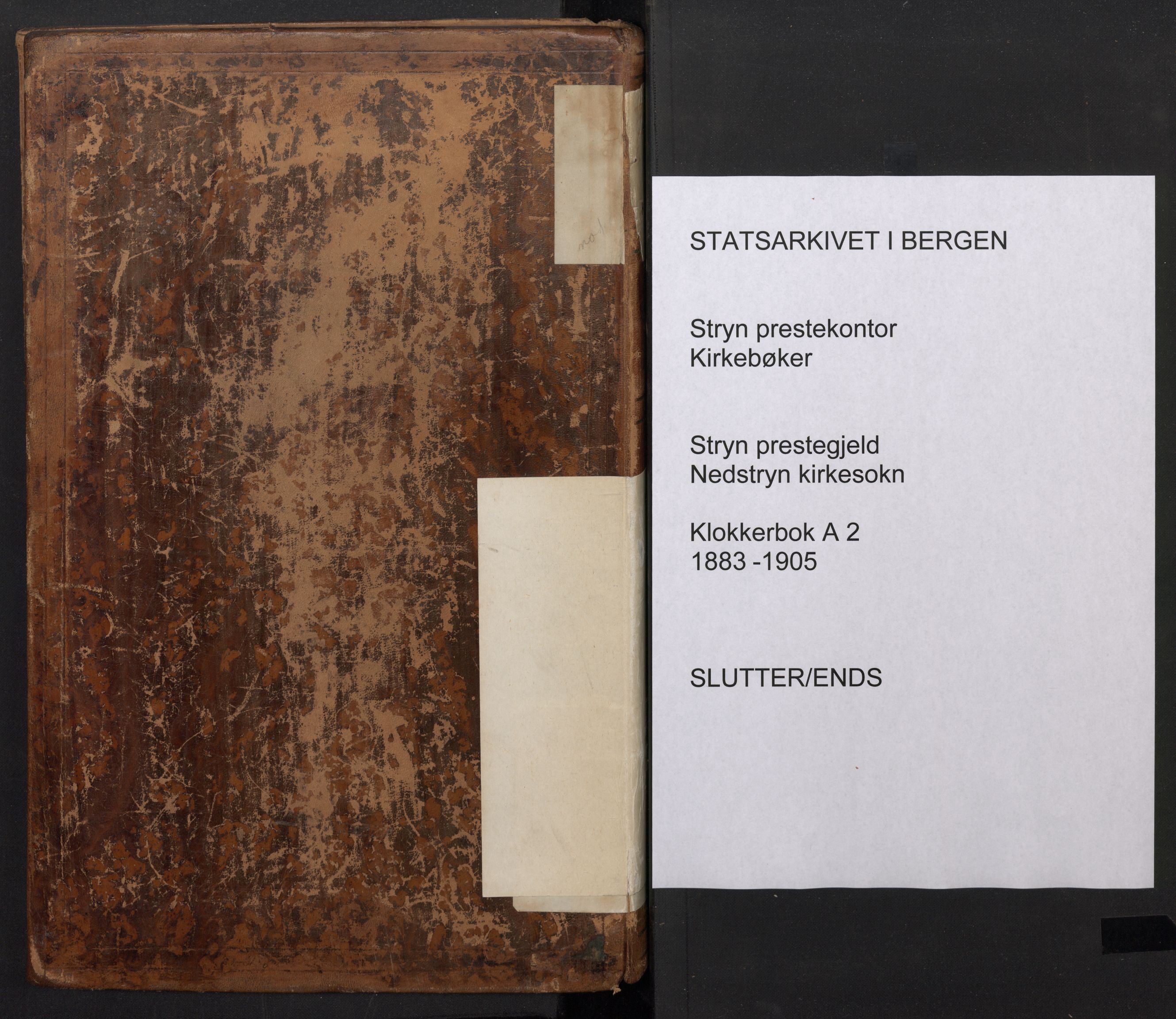 Stryn Sokneprestembete, AV/SAB-A-82501: Parish register (copy) no. A 2, 1883-1905, p. 172b-173a