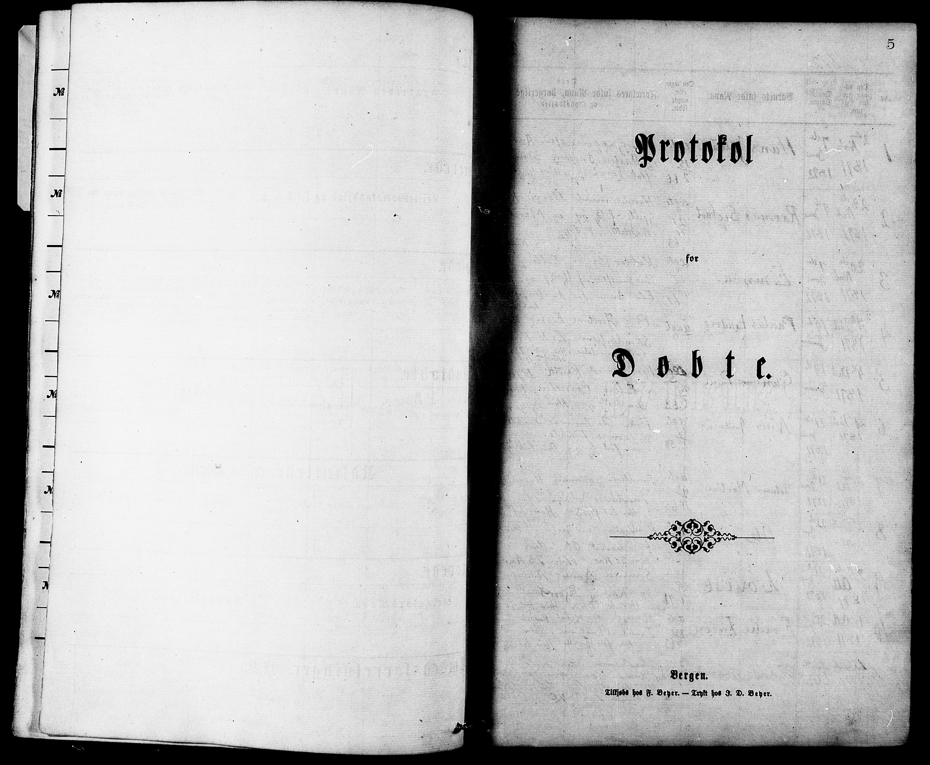 Ministerialprotokoller, klokkerbøker og fødselsregistre - Møre og Romsdal, SAT/A-1454/529/L0453: Parish register (official) no. 529A03, 1872-1877, p. 5