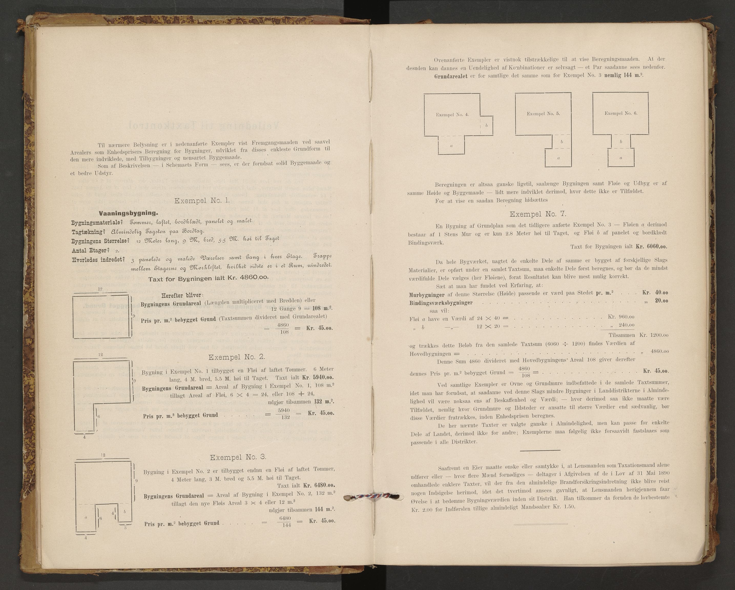 Norges Brannkasse Nesset, AV/SAT-A-5501/F/Fb/L0001: Branntakstprotokoll, 1894-1911