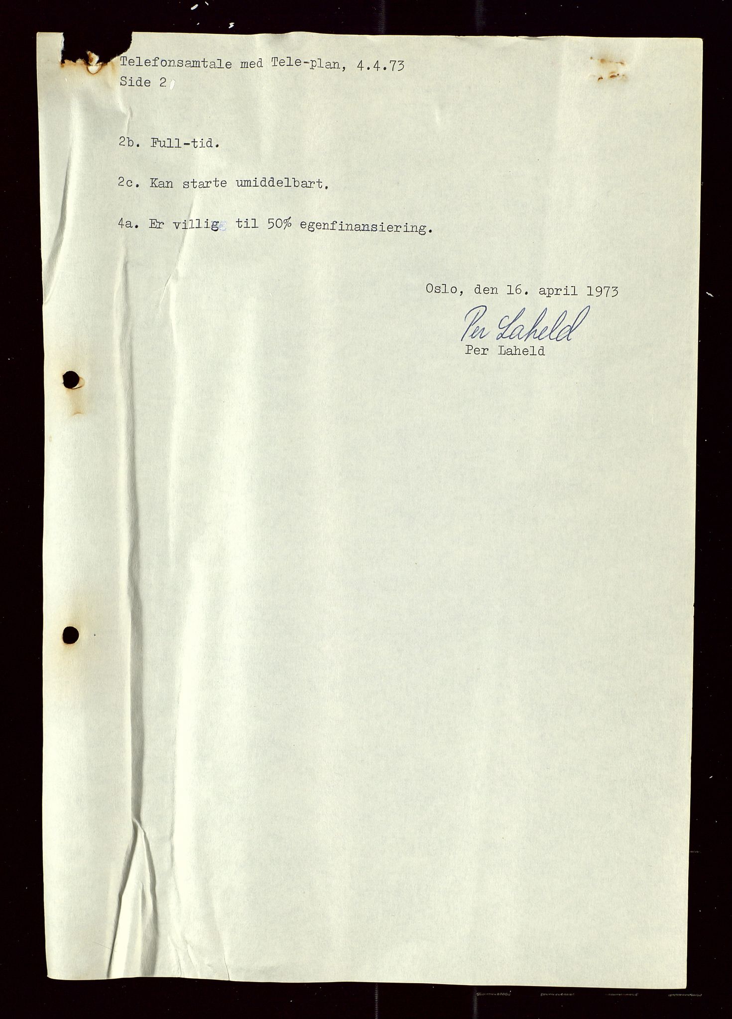 Industridepartementet, Oljekontoret, AV/SAST-A-101348/Di/L0005: DWP, 761 forskning/teknologi, 2 prot. DWP feasibility study, 1972-1975, p. 200