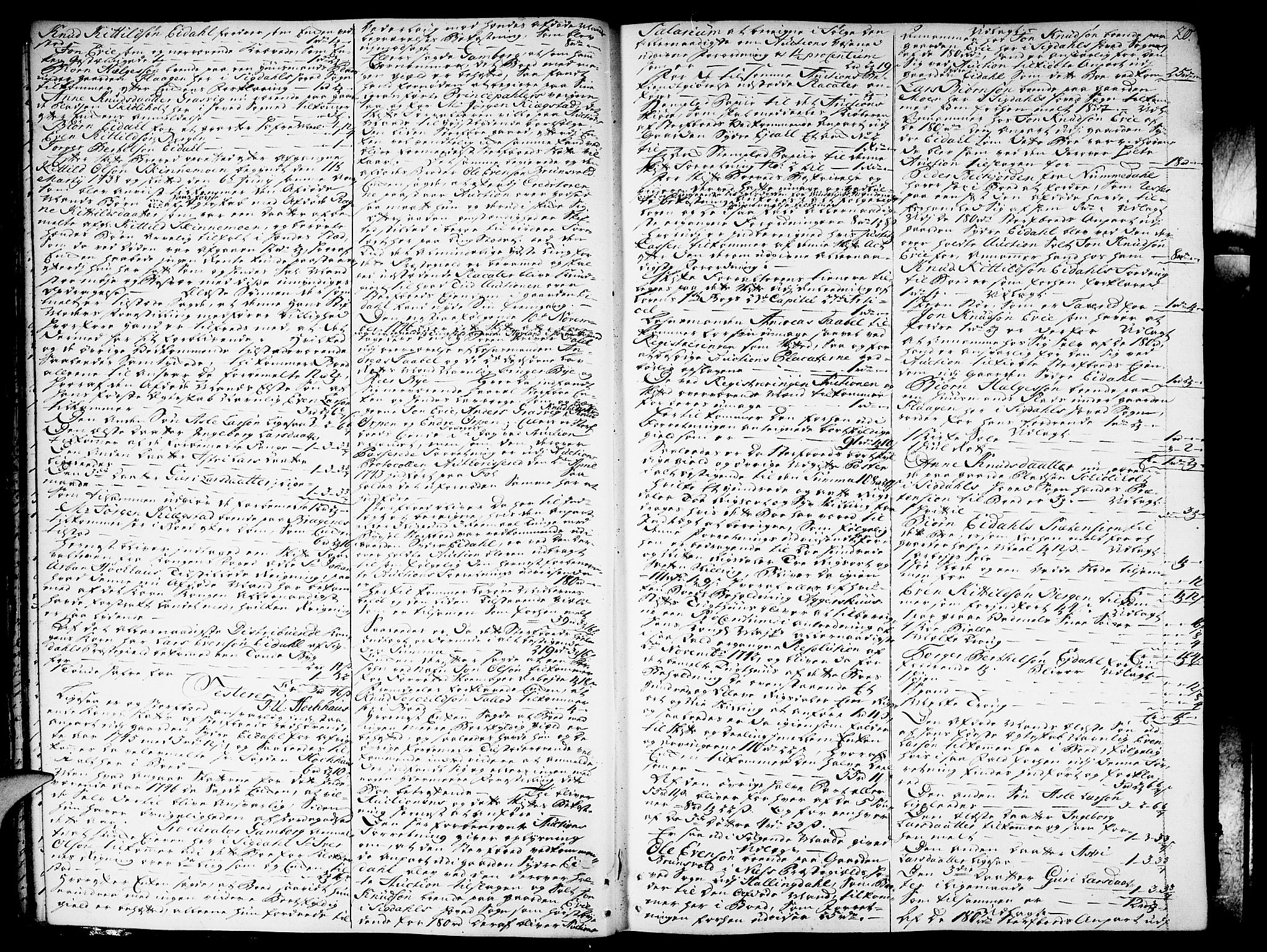 Eiker, Modum og Sigdal sorenskriveri, AV/SAKO-A-123/H/Hb/Hba/L0010: Skifteprotokoll, 1746-1751, p. 19b-20a