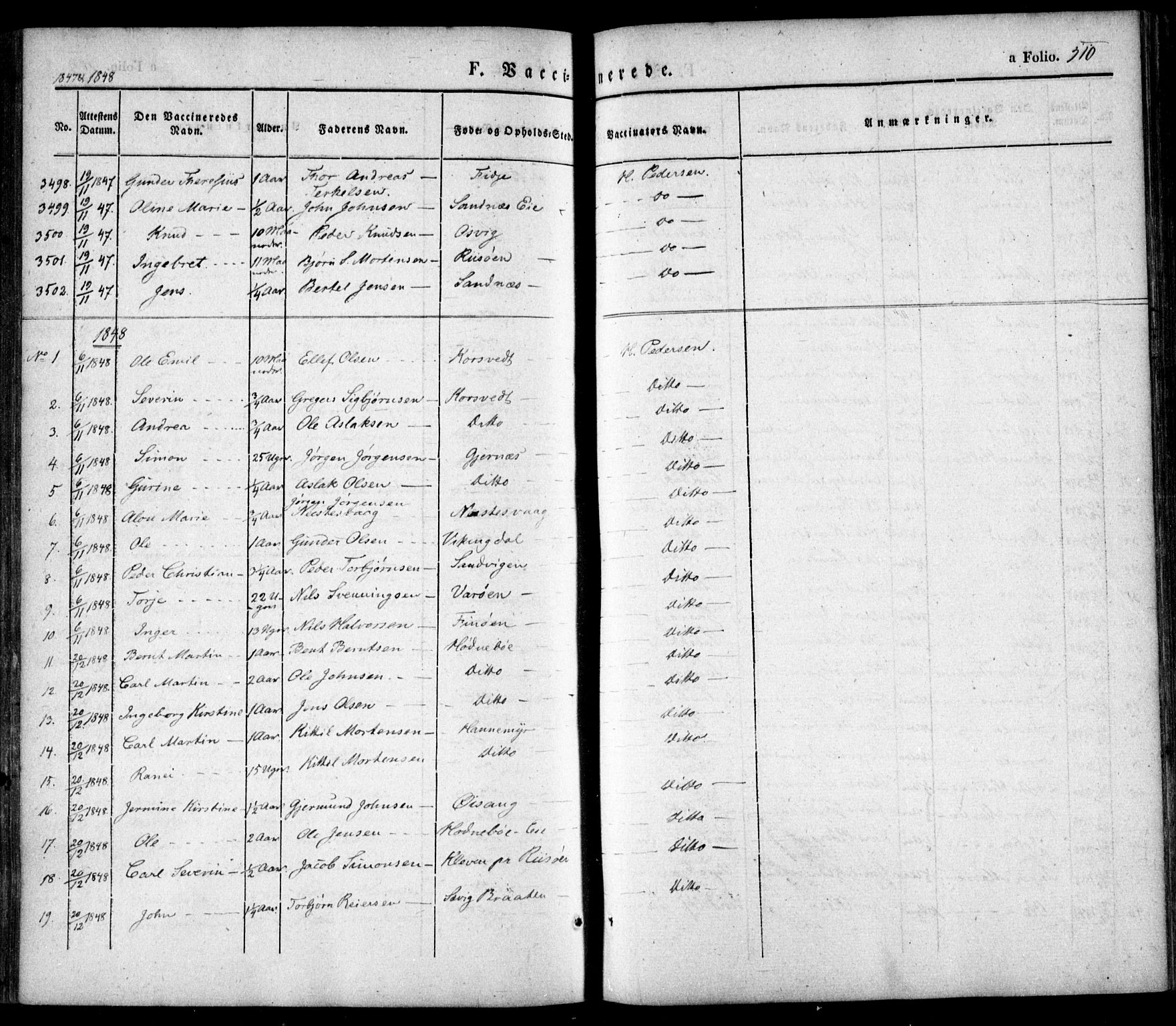 Søndeled sokneprestkontor, AV/SAK-1111-0038/F/Fa/L0002: Parish register (official) no. A 2, 1839-1860, p. 510