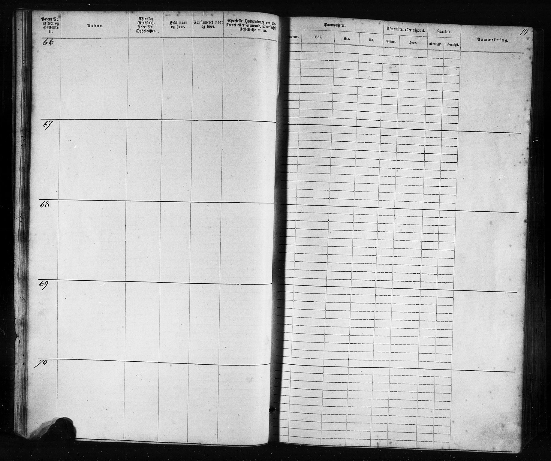 Flekkefjord mønstringskrets, AV/SAK-2031-0018/F/Fa/L0005: Annotasjonsrulle nr 1-1915 med register, Æ-2, 1868-1896, p. 33