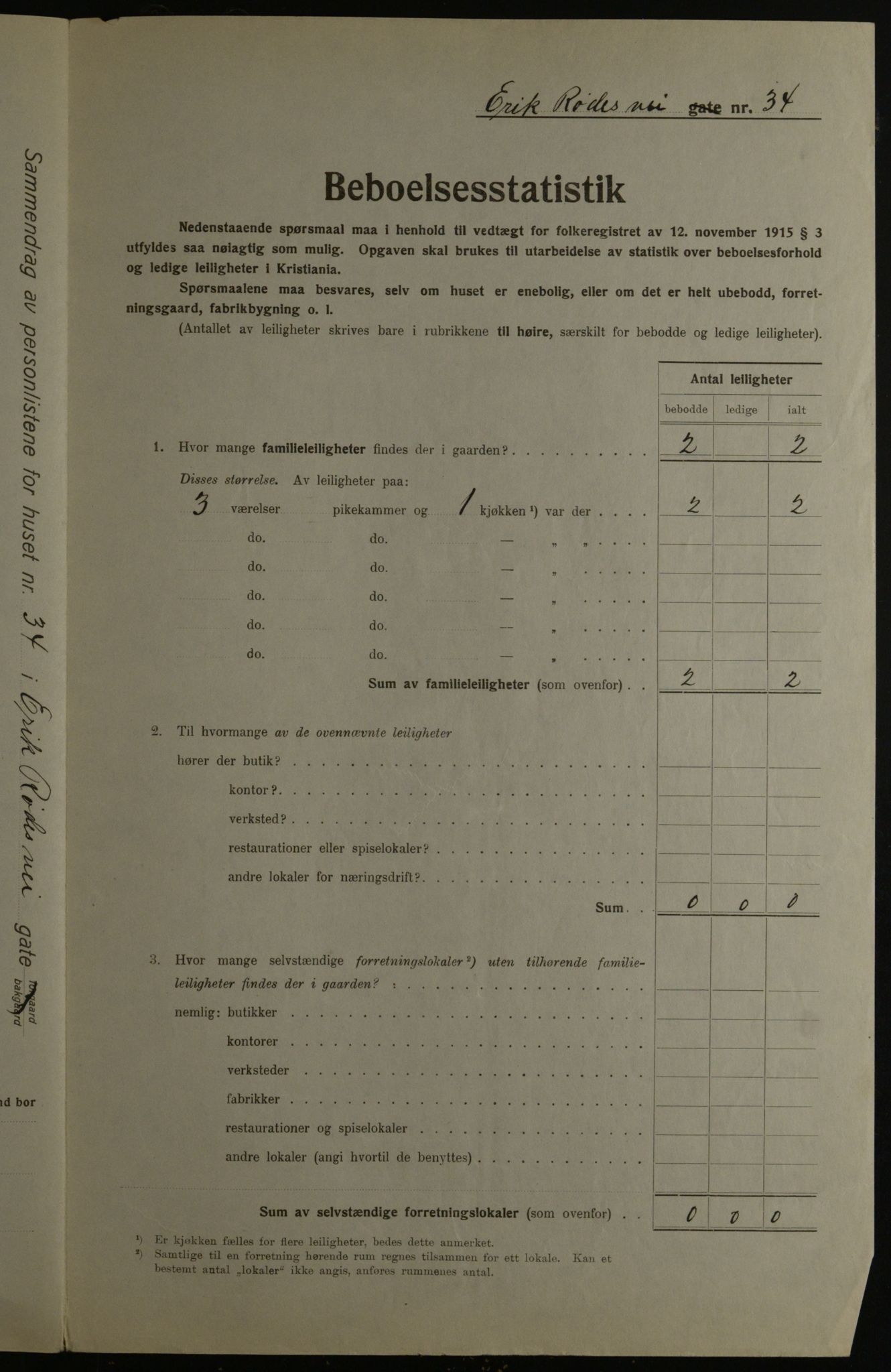 OBA, Municipal Census 1923 for Kristiania, 1923, p. 21855