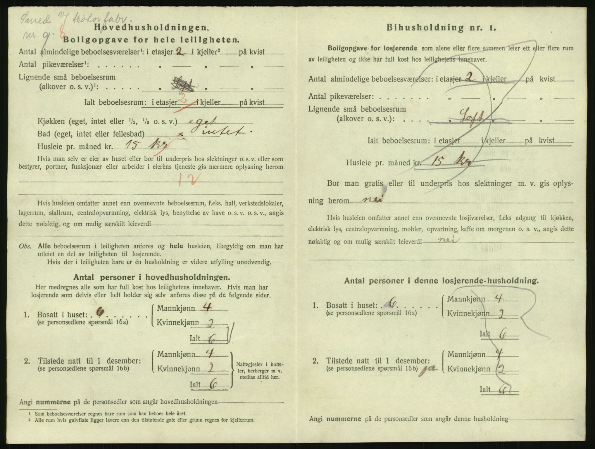 SAH, 1920 census for Gjøvik, 1920, p. 841