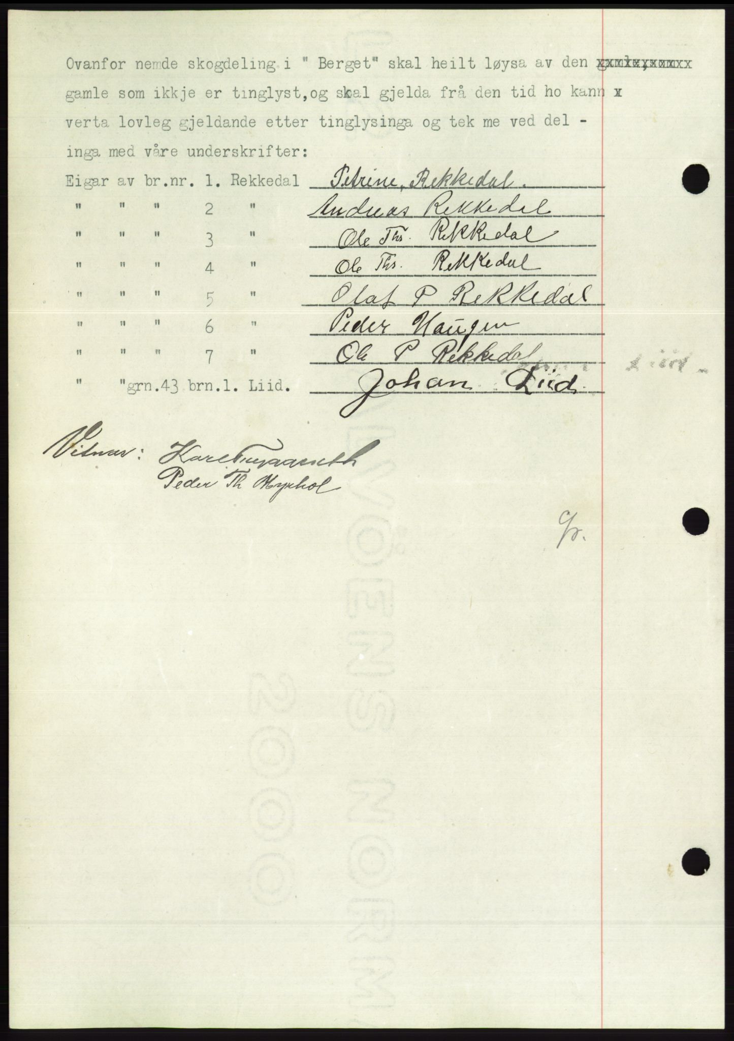 Søre Sunnmøre sorenskriveri, SAT/A-4122/1/2/2C/L0062: Mortgage book no. 56, 1936-1937, Diary no: : 217/1937