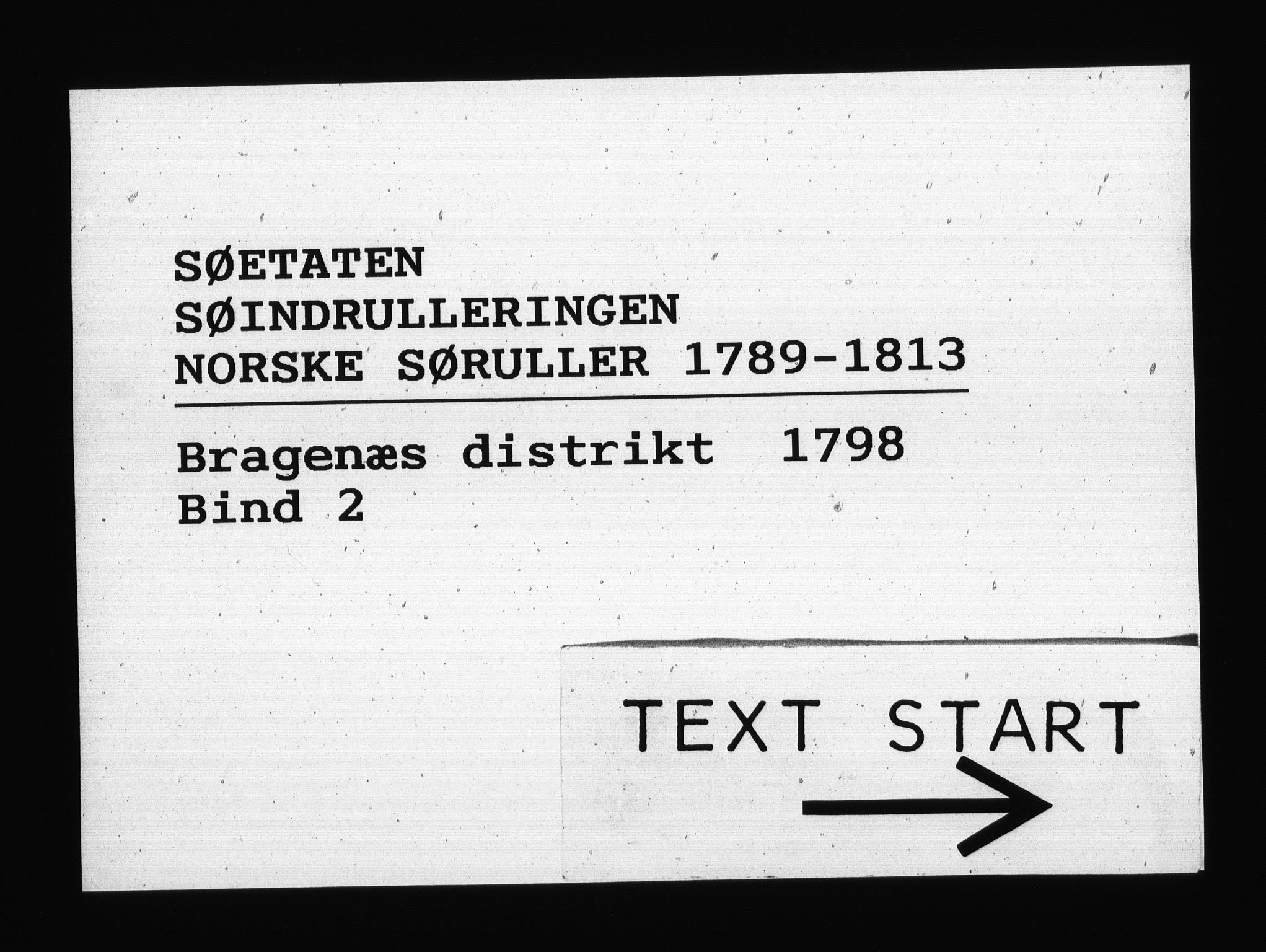 Sjøetaten, RA/EA-3110/F/L0124: Bragernes distrikt, bind 2, 1798
