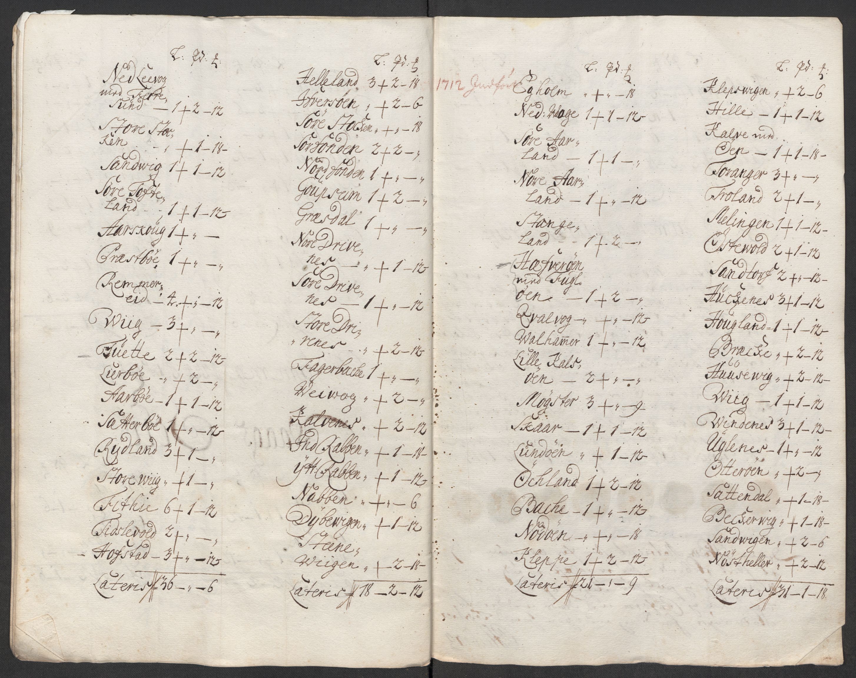 Rentekammeret inntil 1814, Reviderte regnskaper, Fogderegnskap, RA/EA-4092/R48/L2988: Fogderegnskap Sunnhordland og Hardanger, 1712, p. 40