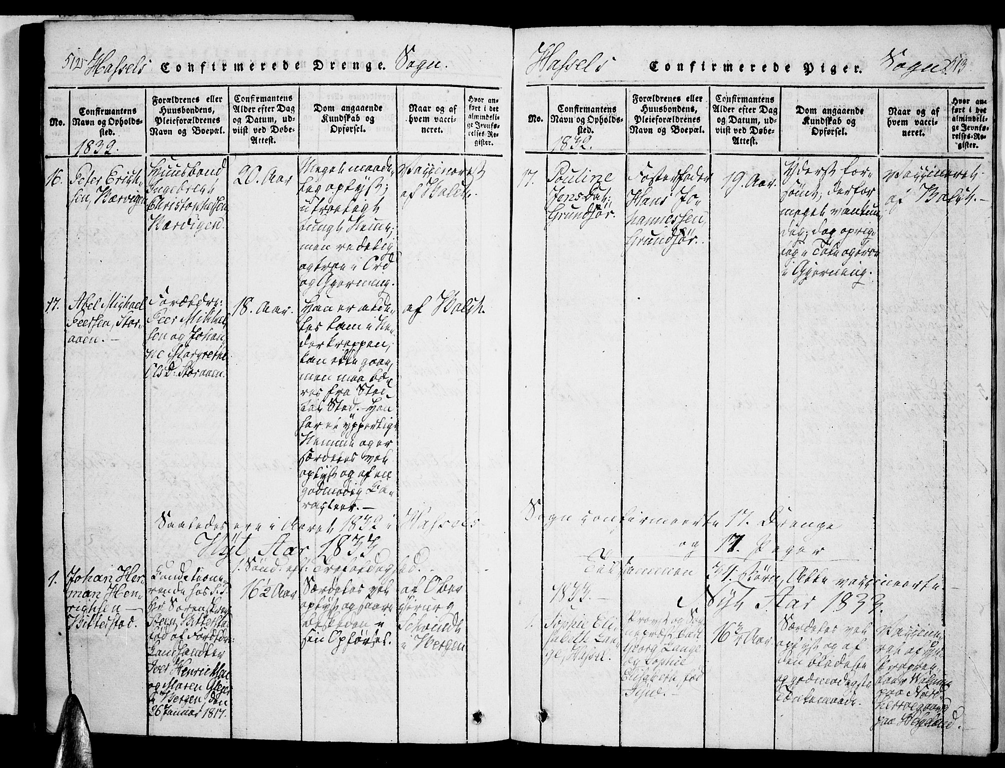 Ministerialprotokoller, klokkerbøker og fødselsregistre - Nordland, AV/SAT-A-1459/888/L1237: Parish register (official) no. 888A05 /1, 1820-1836, p. 512-513