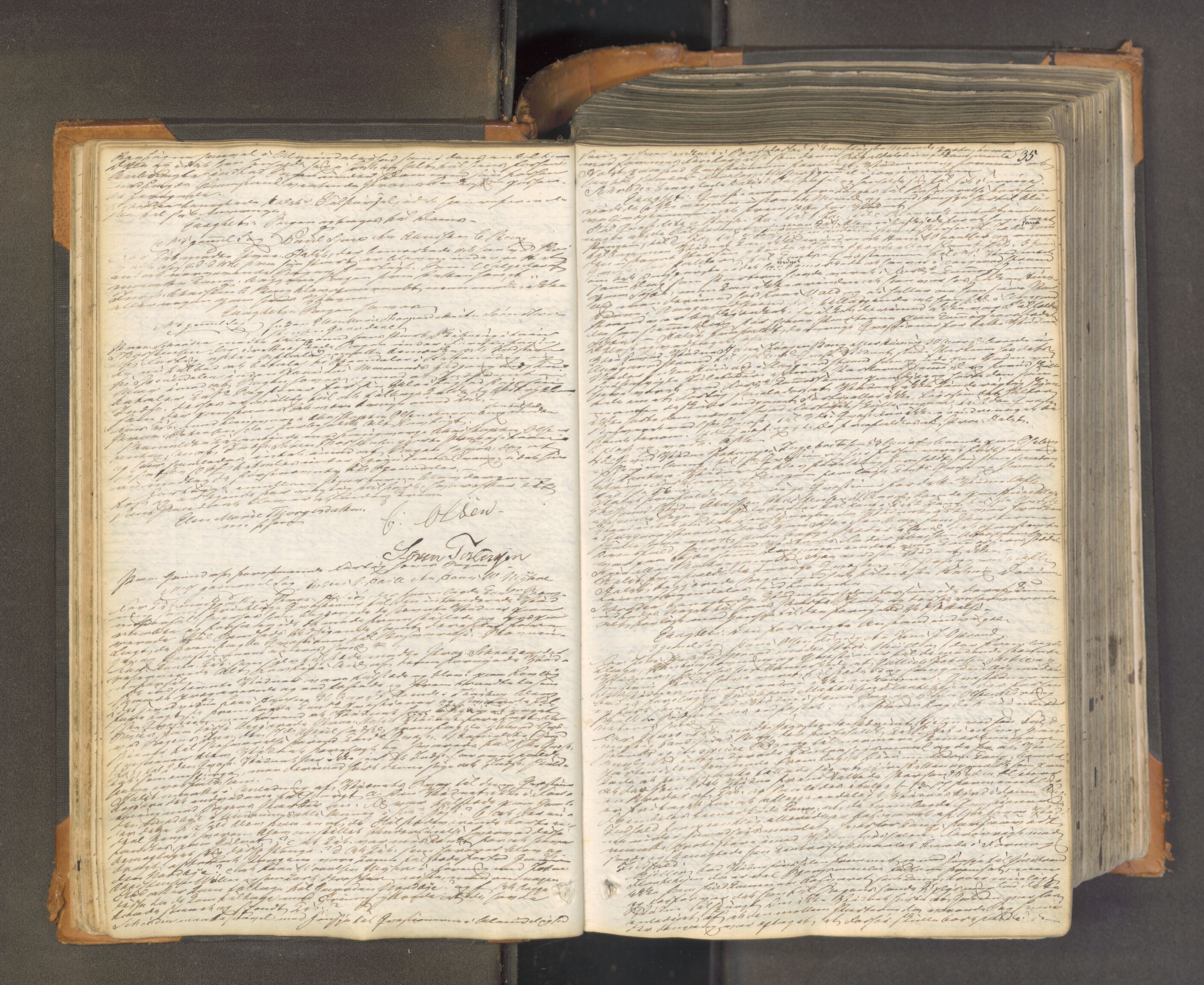 Søndre Jarlsberg sorenskriveri, AV/SAKO-A-129/F/Fa/L0033: Tingbok, 1837-1845, p. 34b-35a