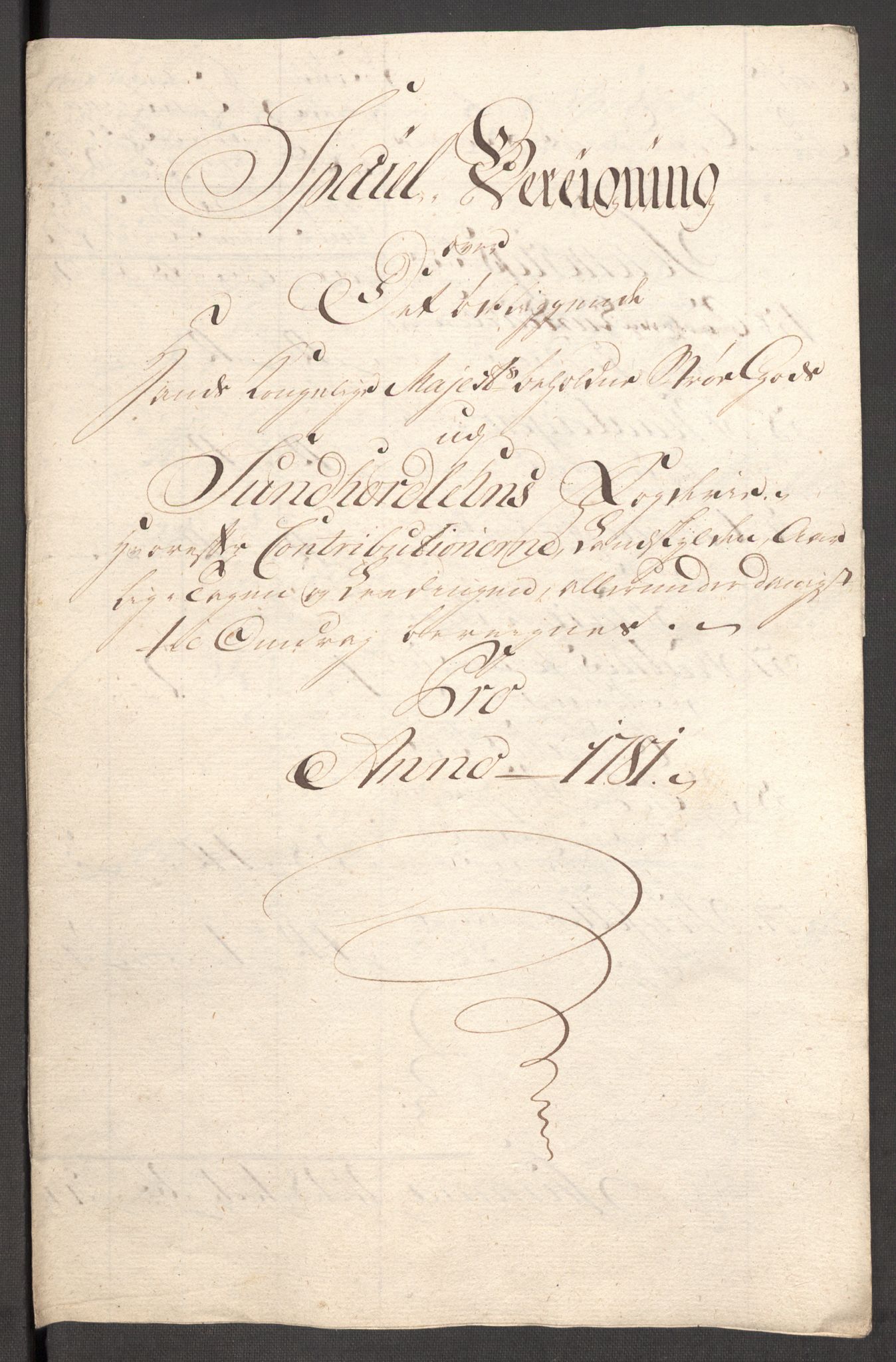 Rentekammeret inntil 1814, Reviderte regnskaper, Fogderegnskap, AV/RA-EA-4092/R48/L3097: Fogderegnskap Sunnhordland og Hardanger, 1781, p. 113