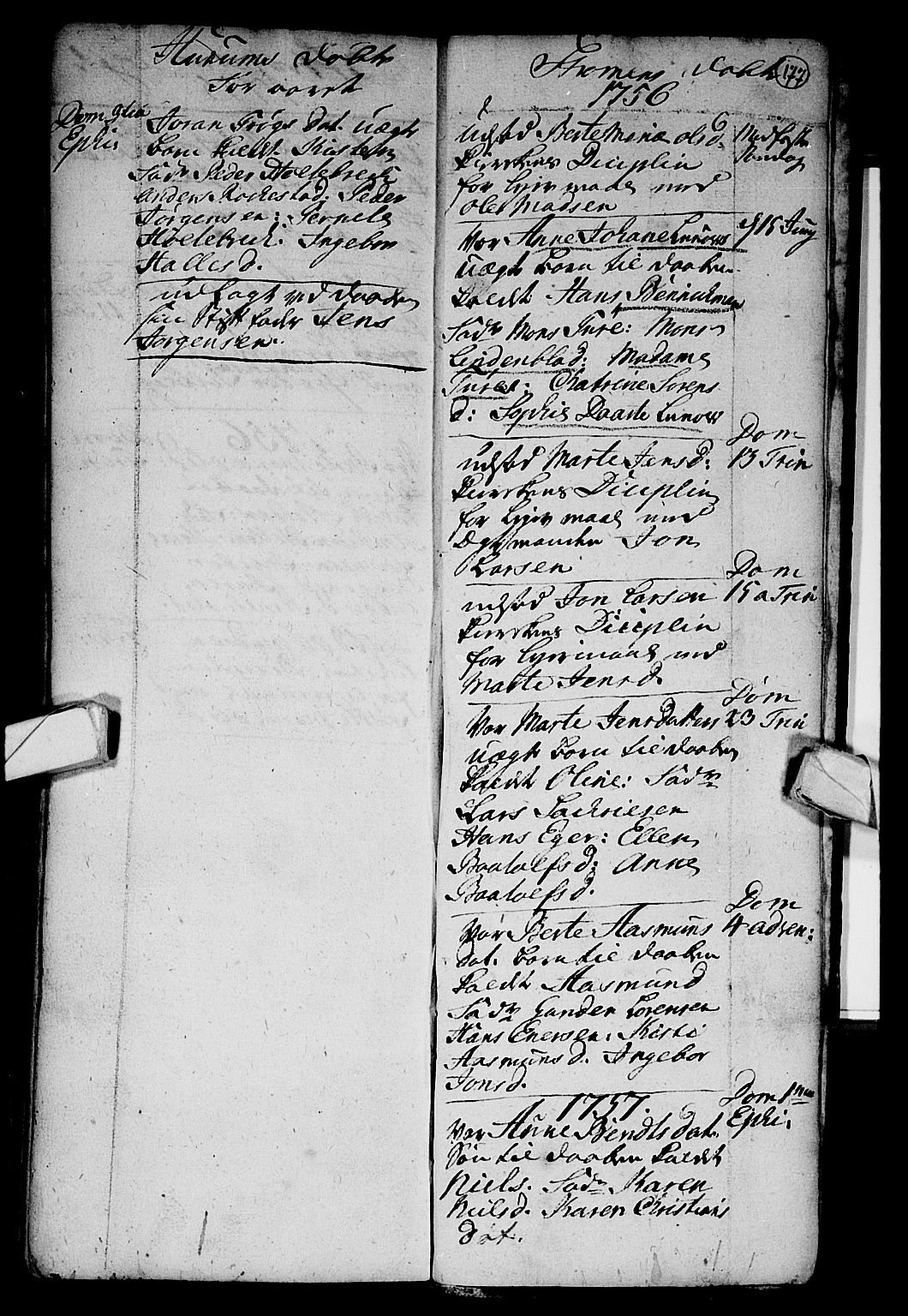 Hurum kirkebøker, AV/SAKO-A-229/F/Fa/L0002: Parish register (official) no. 2, 1733-1757, p. 177