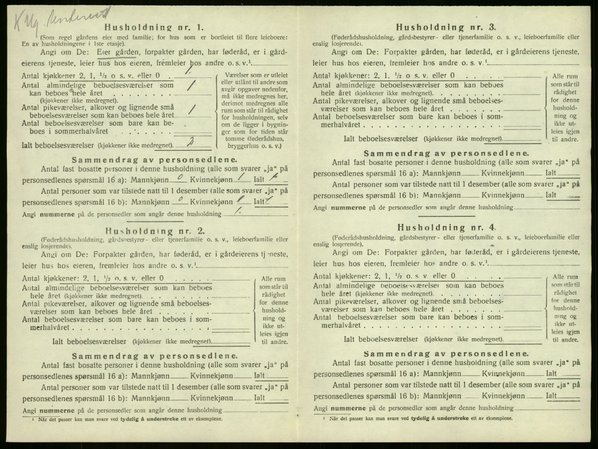 SAKO, 1920 census for Sandeherred, 1920, p. 155