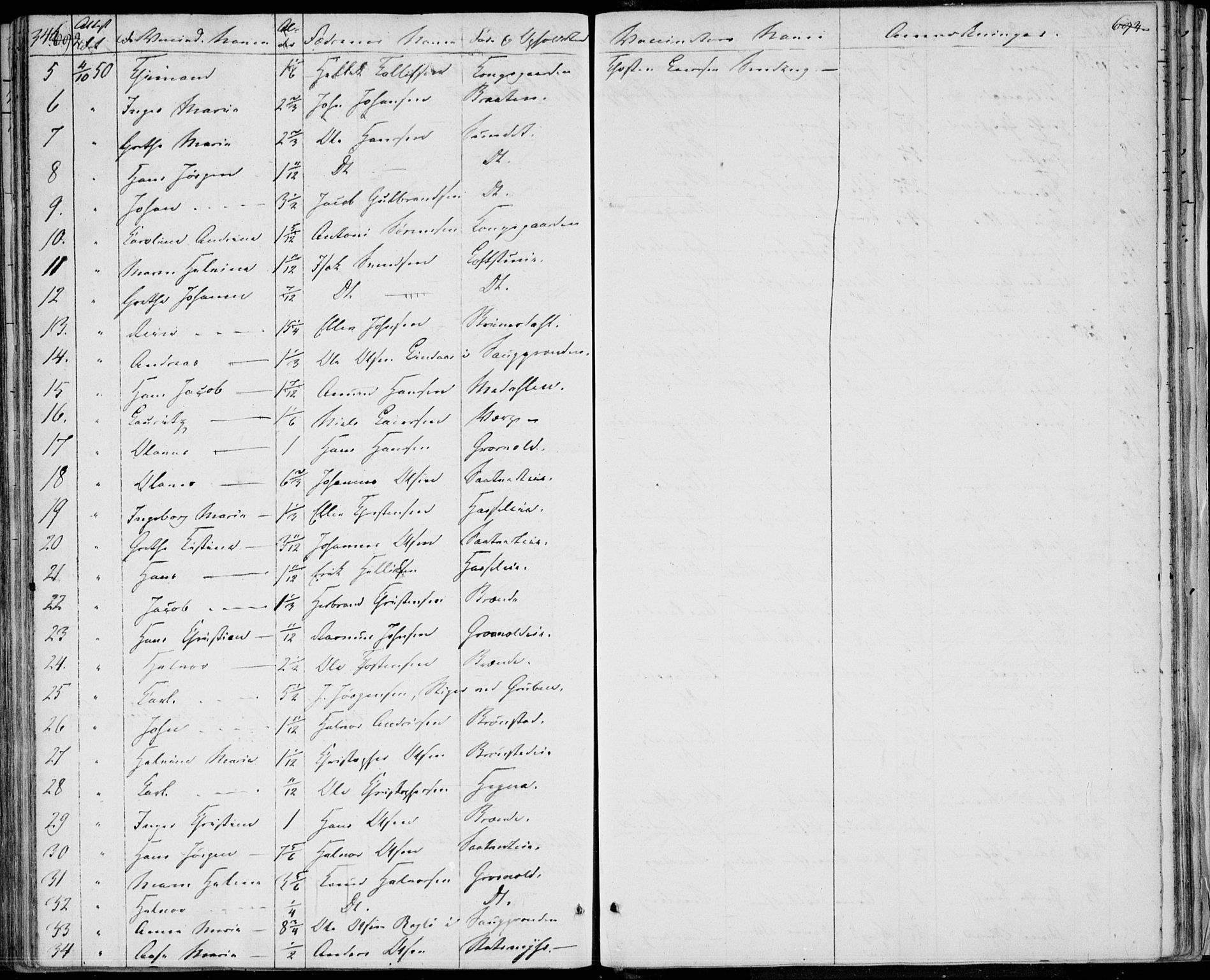 Sandsvær kirkebøker, AV/SAKO-A-244/F/Fa/L0005: Parish register (official) no. I 5, 1840-1856, p. 692-693