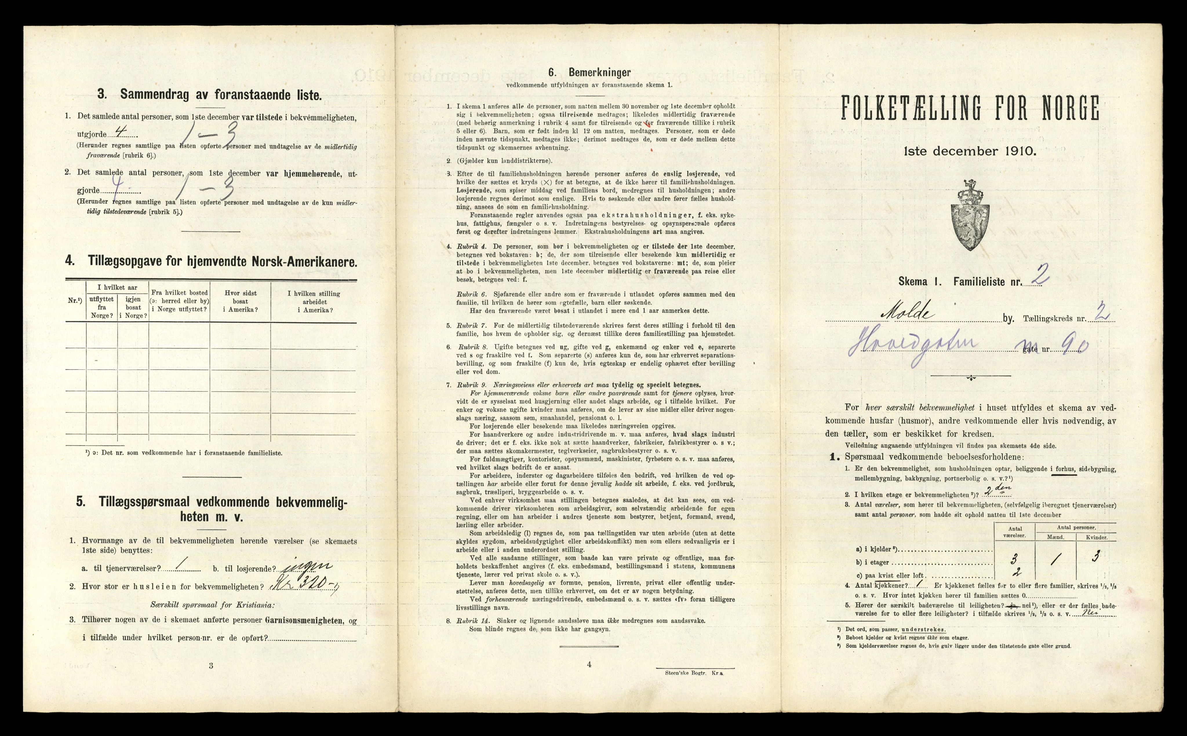 RA, 1910 census for Molde, 1910, p. 749