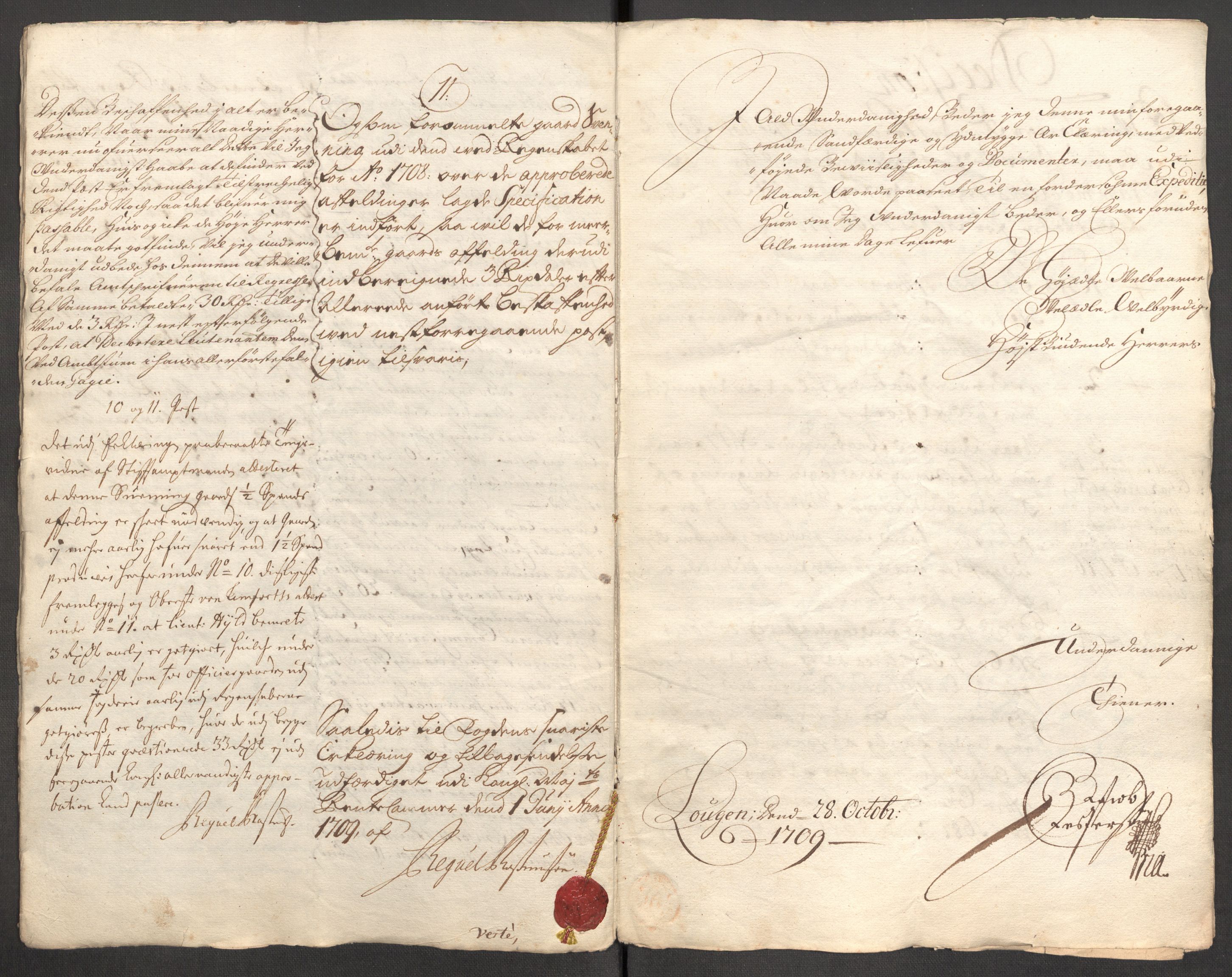 Rentekammeret inntil 1814, Reviderte regnskaper, Fogderegnskap, AV/RA-EA-4092/R64/L4430: Fogderegnskap Namdal, 1707-1708, p. 445