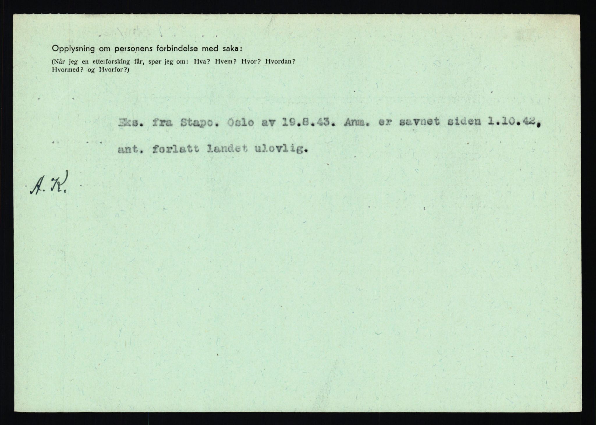 Statspolitiet - Hovedkontoret / Osloavdelingen, AV/RA-S-1329/C/Ca/L0005: Furali - Hamula, 1943-1945, p. 156