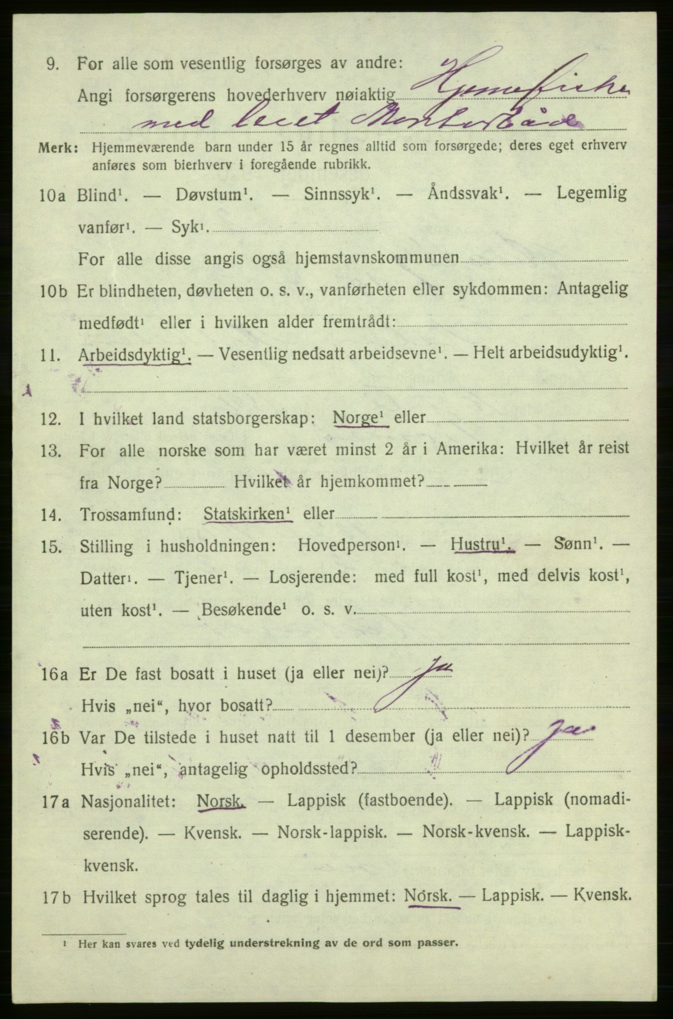 SATØ, 1920 census for Måsøy, 1920, p. 2627