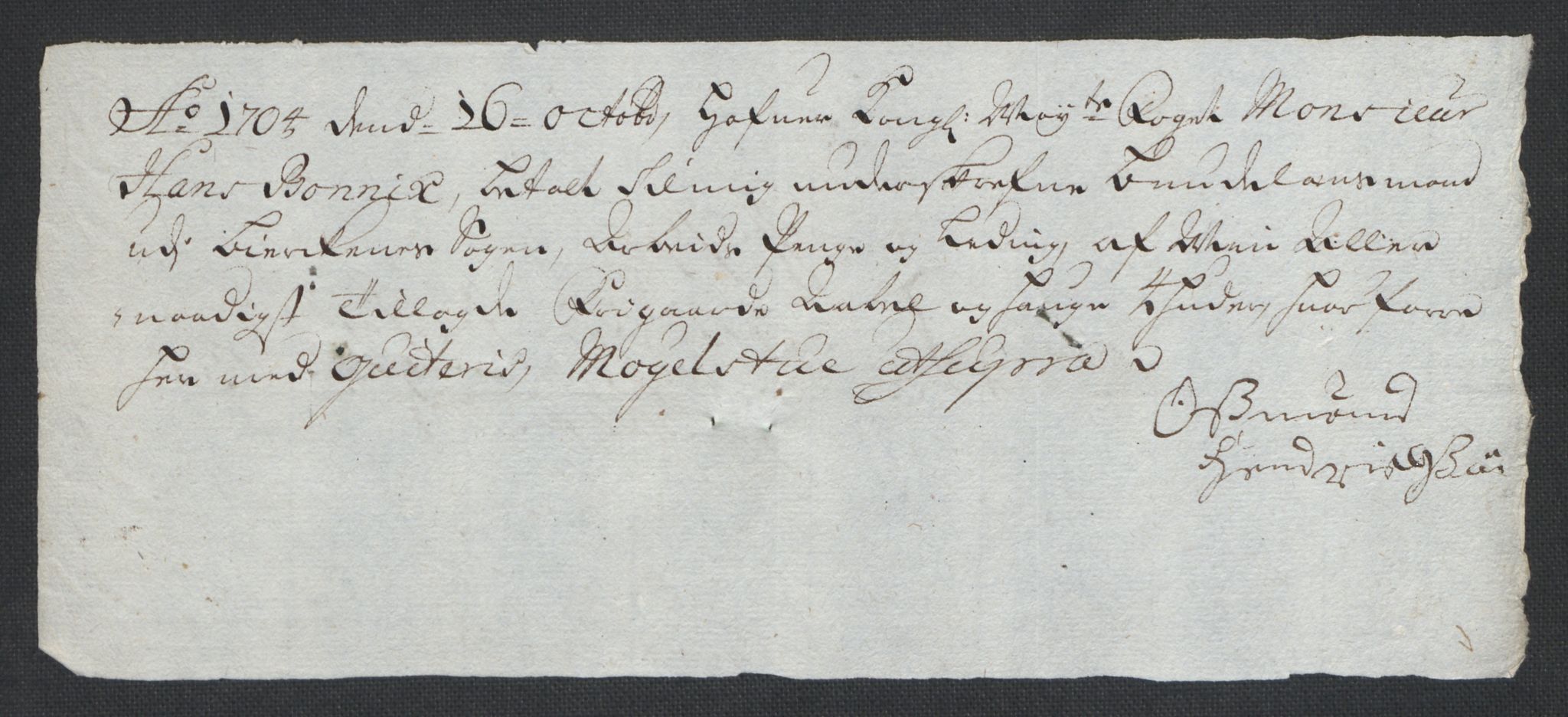 Rentekammeret inntil 1814, Reviderte regnskaper, Fogderegnskap, AV/RA-EA-4092/R39/L2317: Fogderegnskap Nedenes, 1704-1705, p. 71