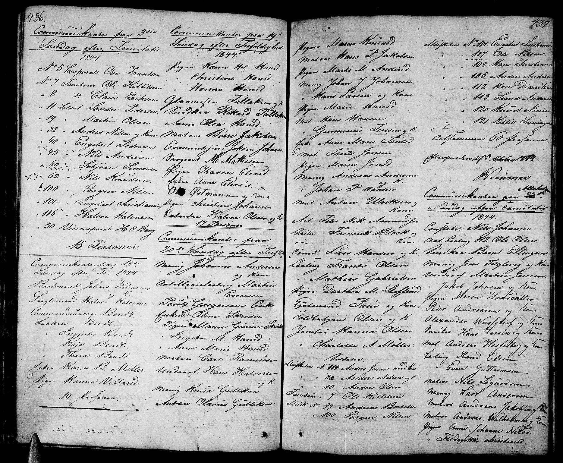 Stavern kirkebøker, SAKO/A-318/F/Fa/L0004: Parish register (official) no. 4, 1809-1816, p. 436-437