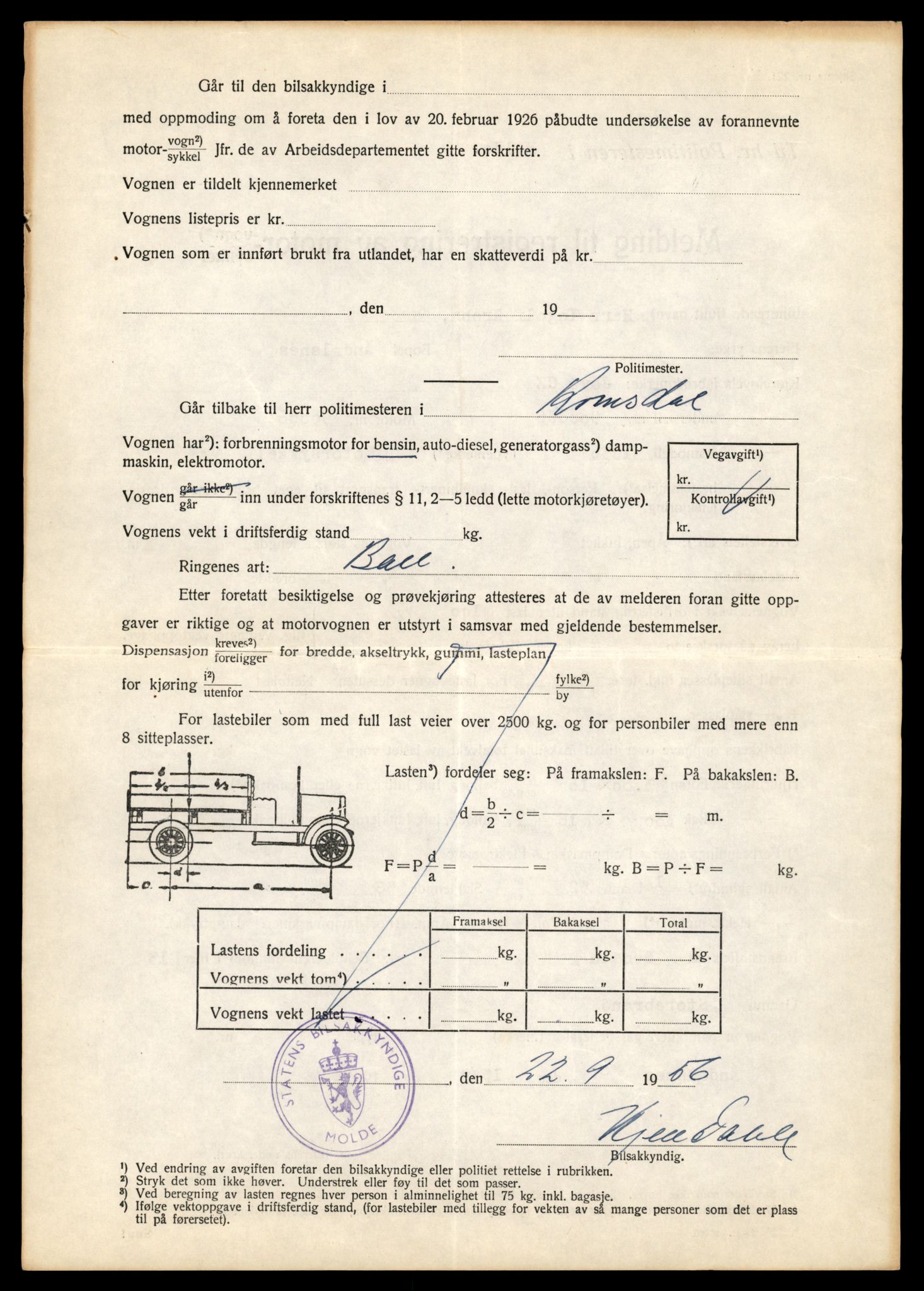 Møre og Romsdal vegkontor - Ålesund trafikkstasjon, AV/SAT-A-4099/F/Fe/L0037: Registreringskort for kjøretøy T 13031 - T 13179, 1927-1998, p. 1168
