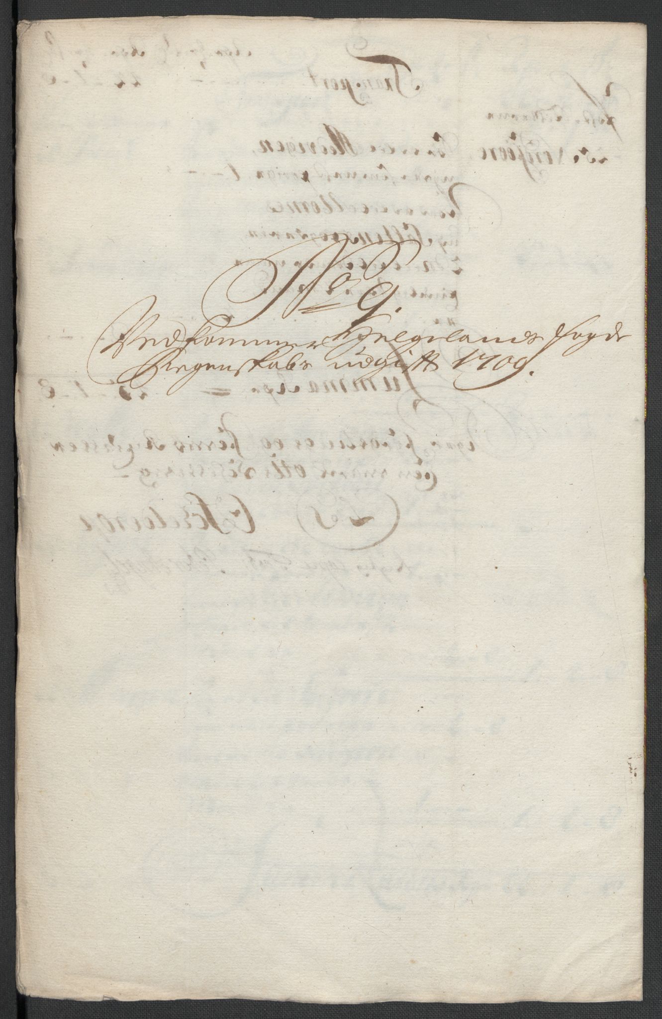 Rentekammeret inntil 1814, Reviderte regnskaper, Fogderegnskap, RA/EA-4092/R65/L4510: Fogderegnskap Helgeland, 1708-1709, p. 262