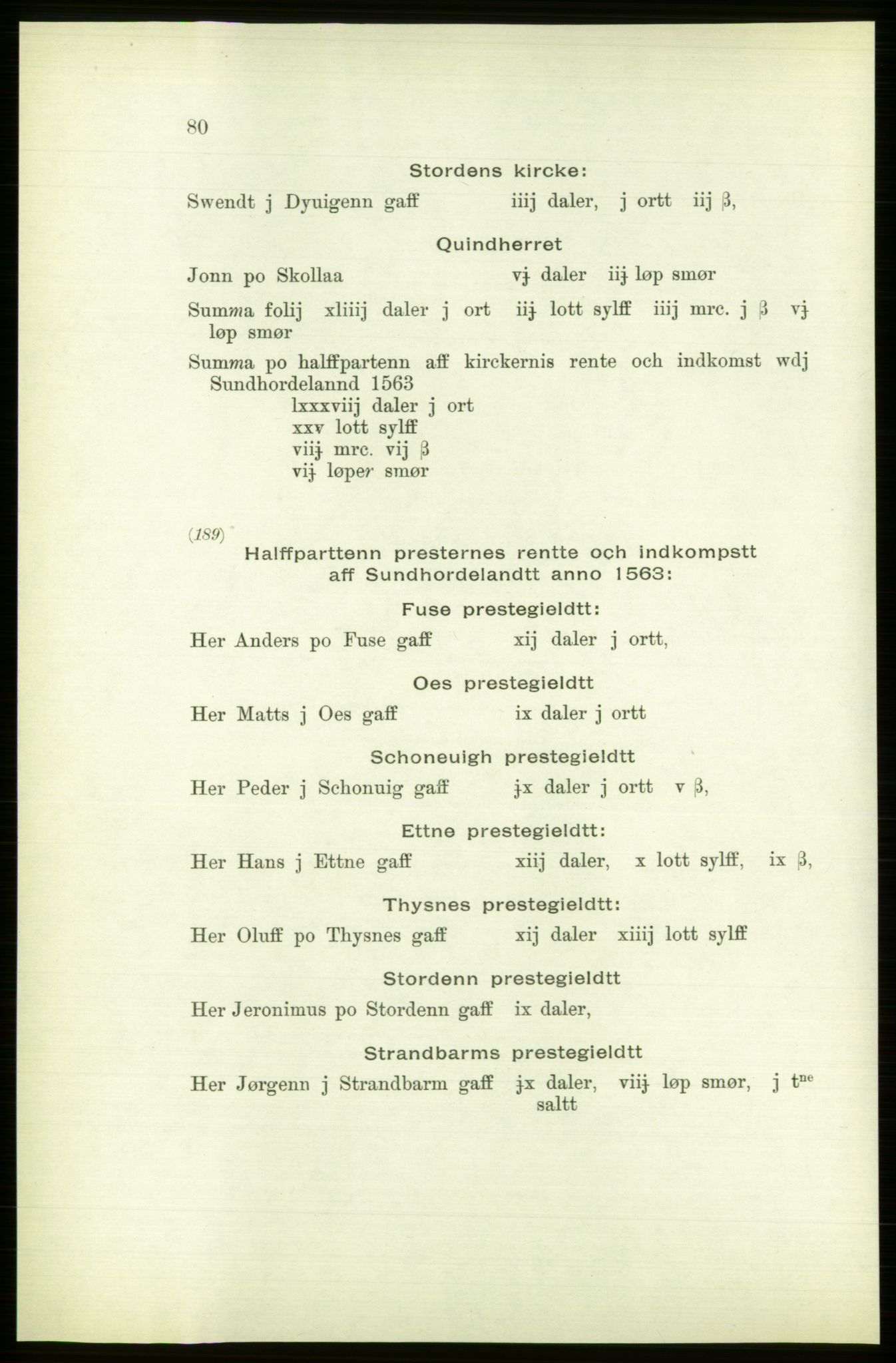 Publikasjoner utgitt av Arkivverket, PUBL/PUBL-001/C/0003: Bind 3: Skatten av Bergenhus len 1563, 1563, p. 80