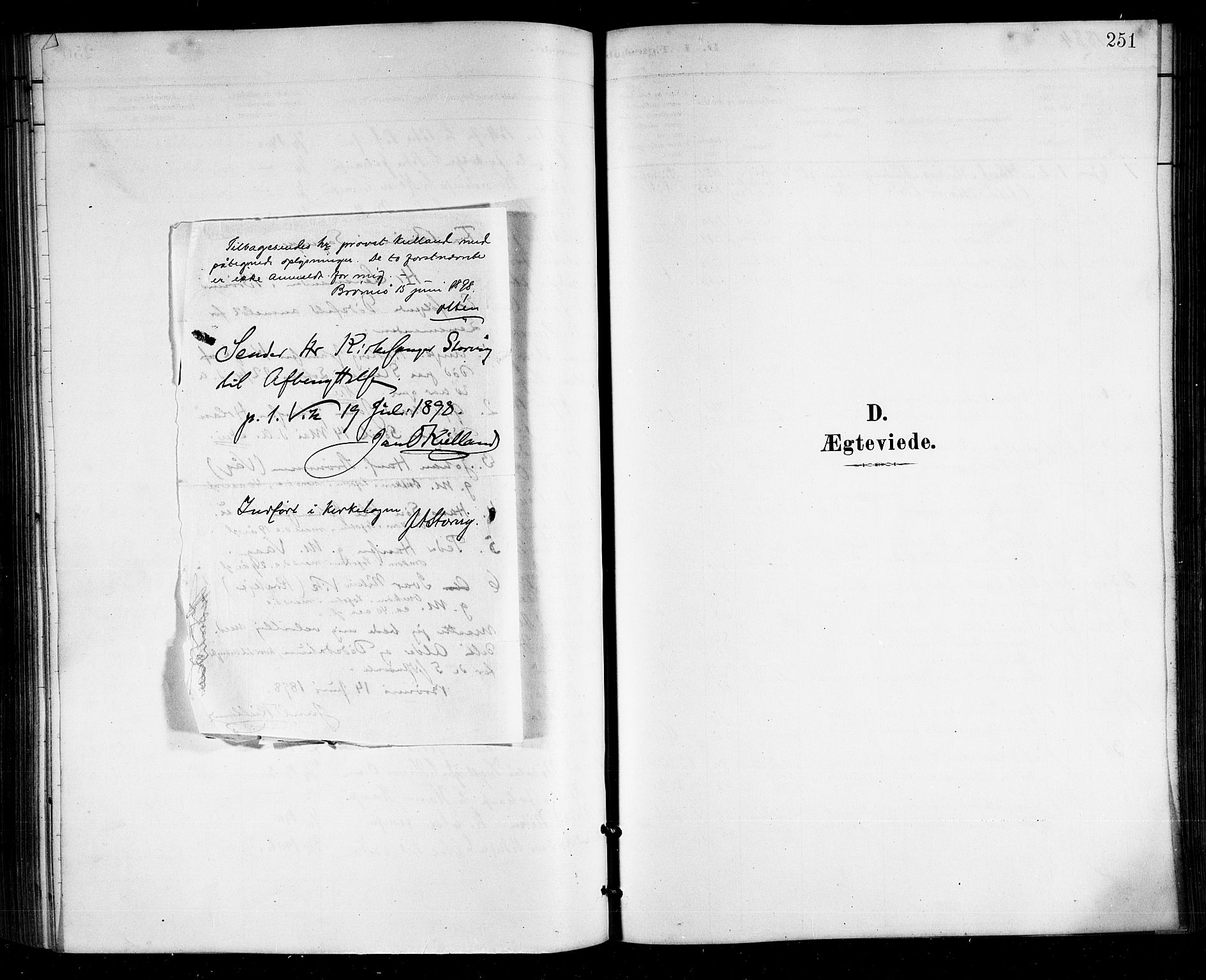 Ministerialprotokoller, klokkerbøker og fødselsregistre - Nordland, SAT/A-1459/812/L0188: Parish register (copy) no. 812C06, 1884-1912, p. 251