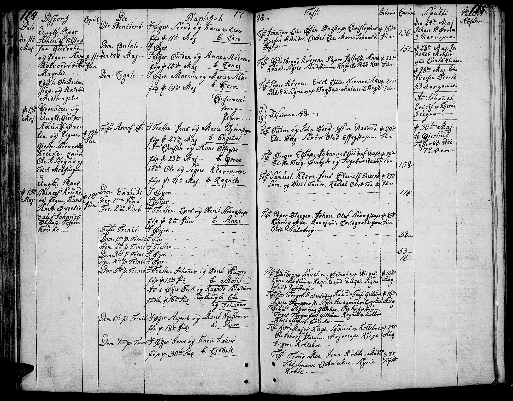 Øyer prestekontor, SAH/PREST-084/H/Ha/Haa/L0003: Parish register (official) no. 3, 1784-1824, p. 114-115