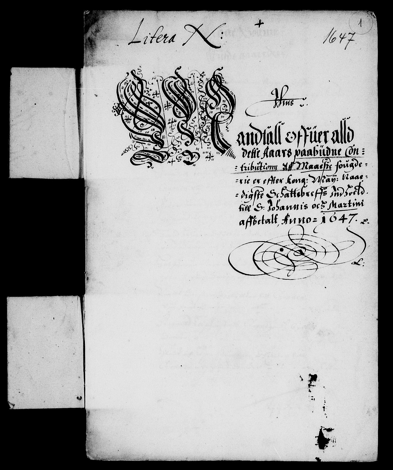 Rentekammeret inntil 1814, Reviderte regnskaper, Lensregnskaper, AV/RA-EA-5023/R/Rb/Rba/L0193: Akershus len, 1647-1648