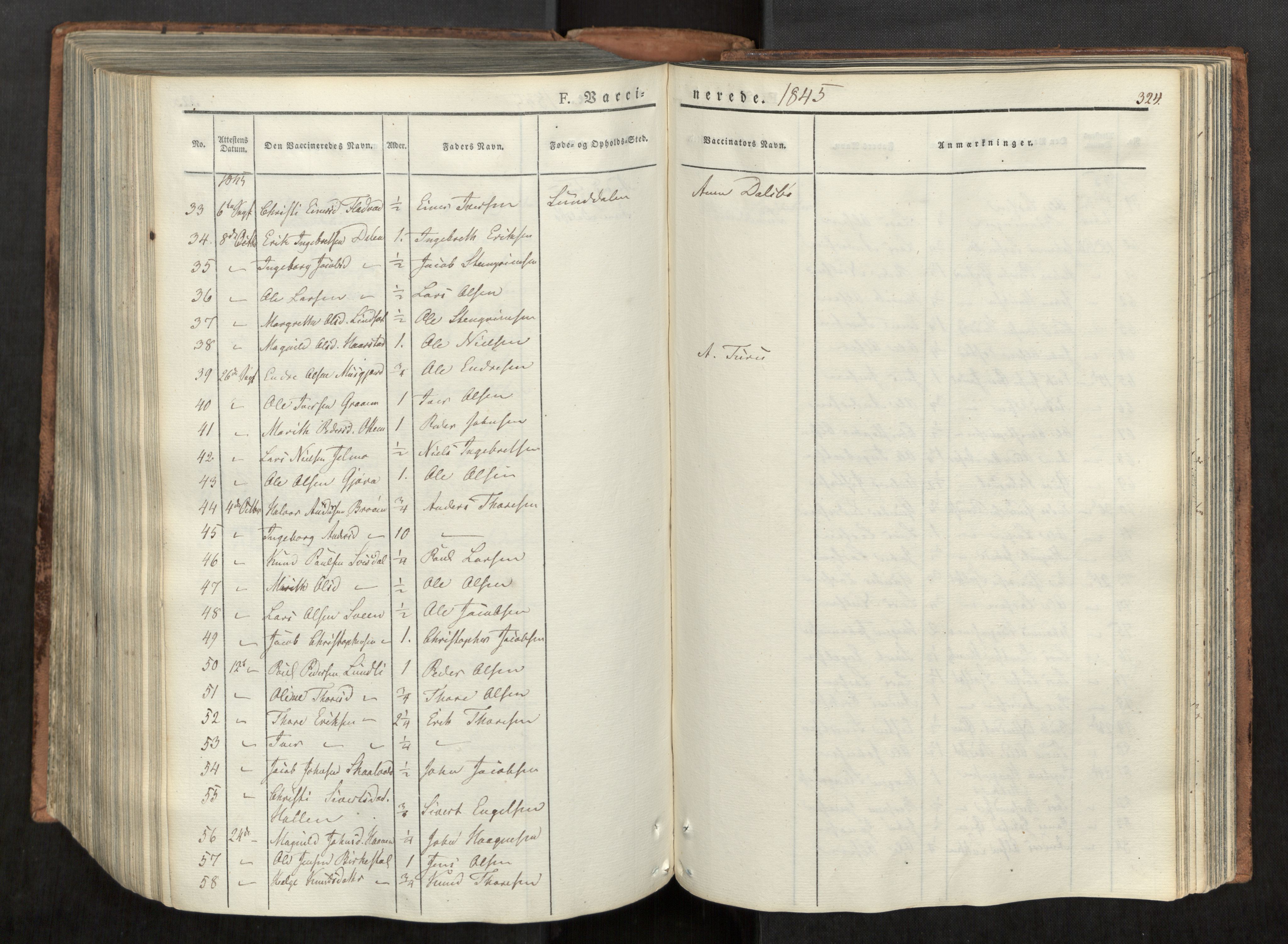 Ministerialprotokoller, klokkerbøker og fødselsregistre - Møre og Romsdal, AV/SAT-A-1454/590/L1012: Parish register (official) no. 590A04, 1832-1846, p. 324