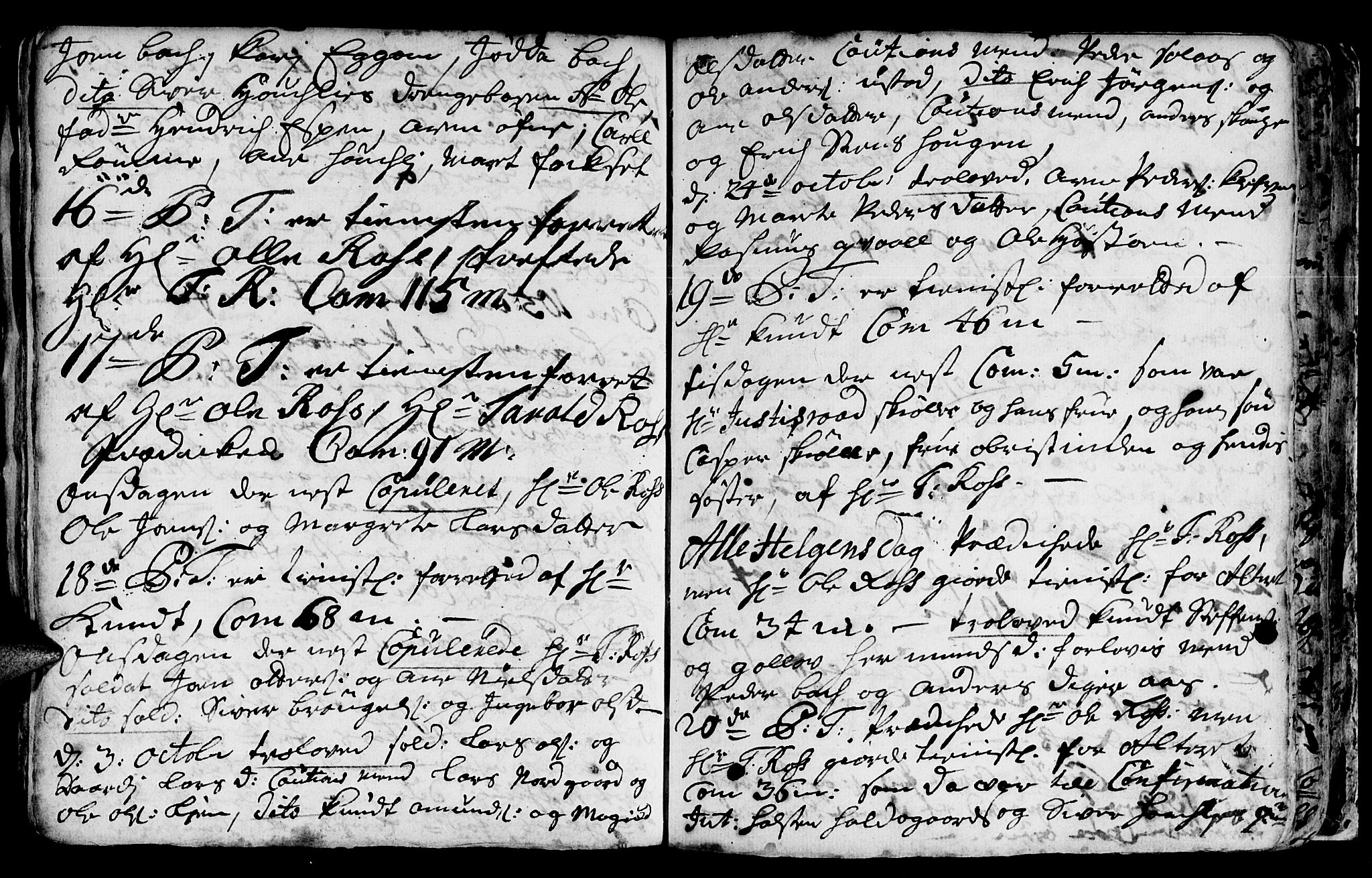 Ministerialprotokoller, klokkerbøker og fødselsregistre - Sør-Trøndelag, SAT/A-1456/668/L0812: Parish register (copy) no. 668C01, 1715-1742
