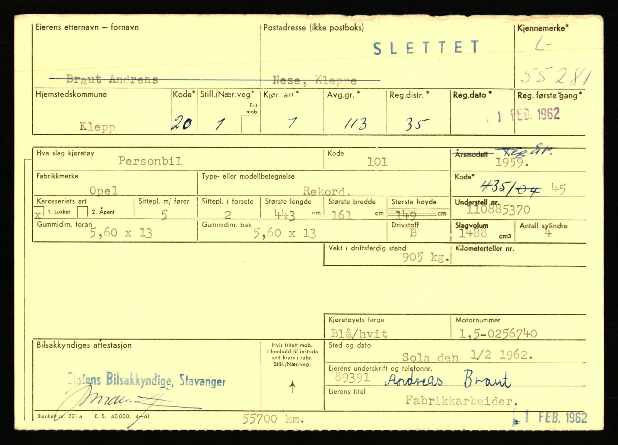 Stavanger trafikkstasjon, AV/SAST-A-101942/0/F/L0054: L-54200 - L-55699, 1930-1971, p. 2195