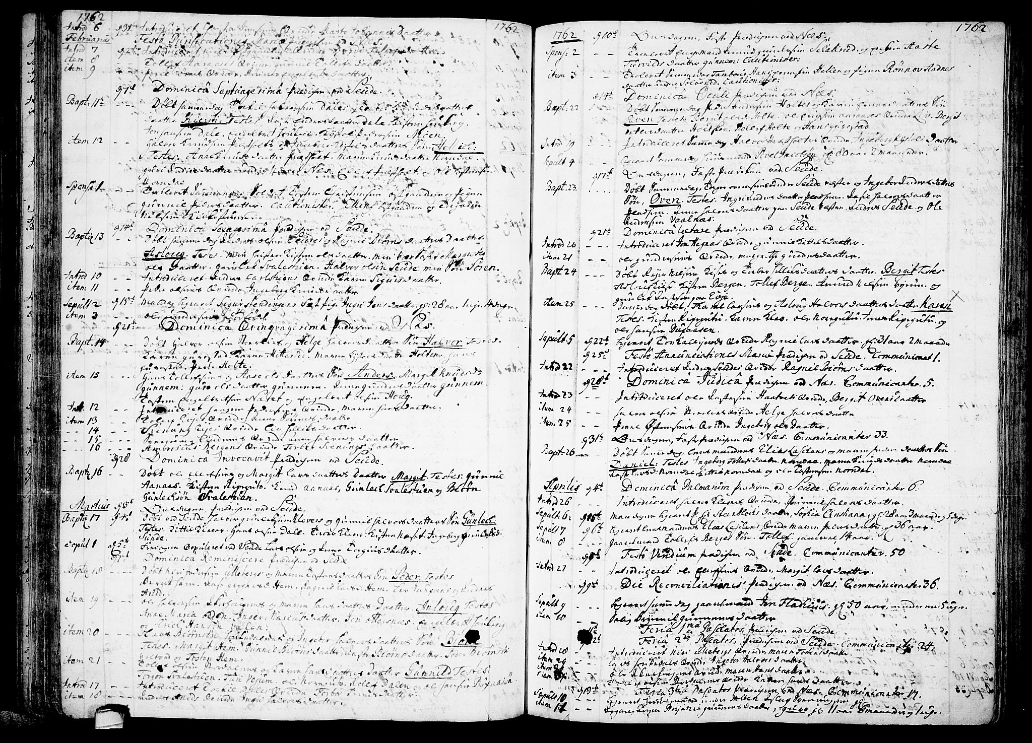 Sauherad kirkebøker, AV/SAKO-A-298/F/Fa/L0003: Parish register (official) no. I 3, 1722-1766