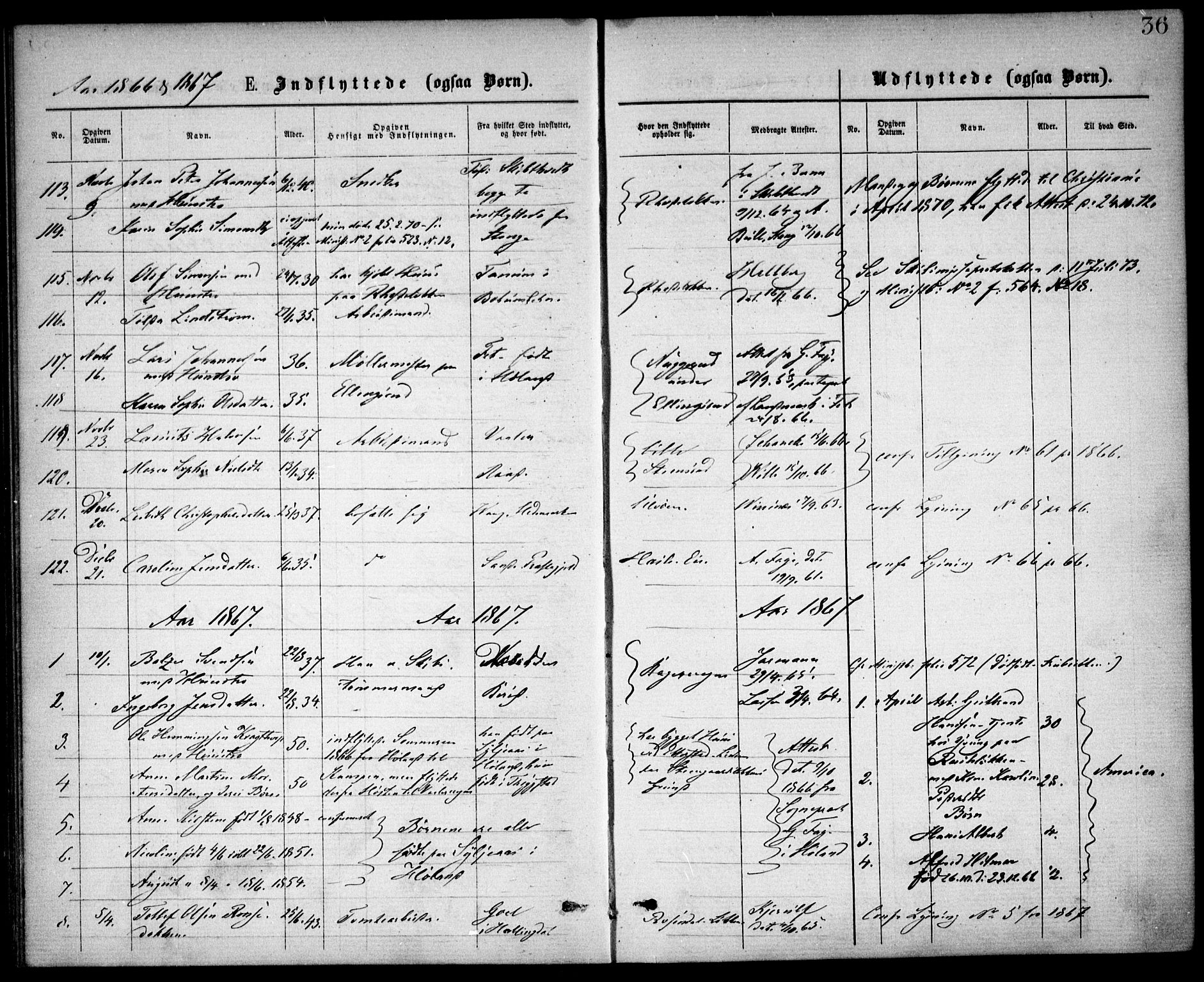 Østre Aker prestekontor Kirkebøker, AV/SAO-A-10840/F/Fa/L0002: Parish register (official) no. I 2, 1861-1878, p. 36