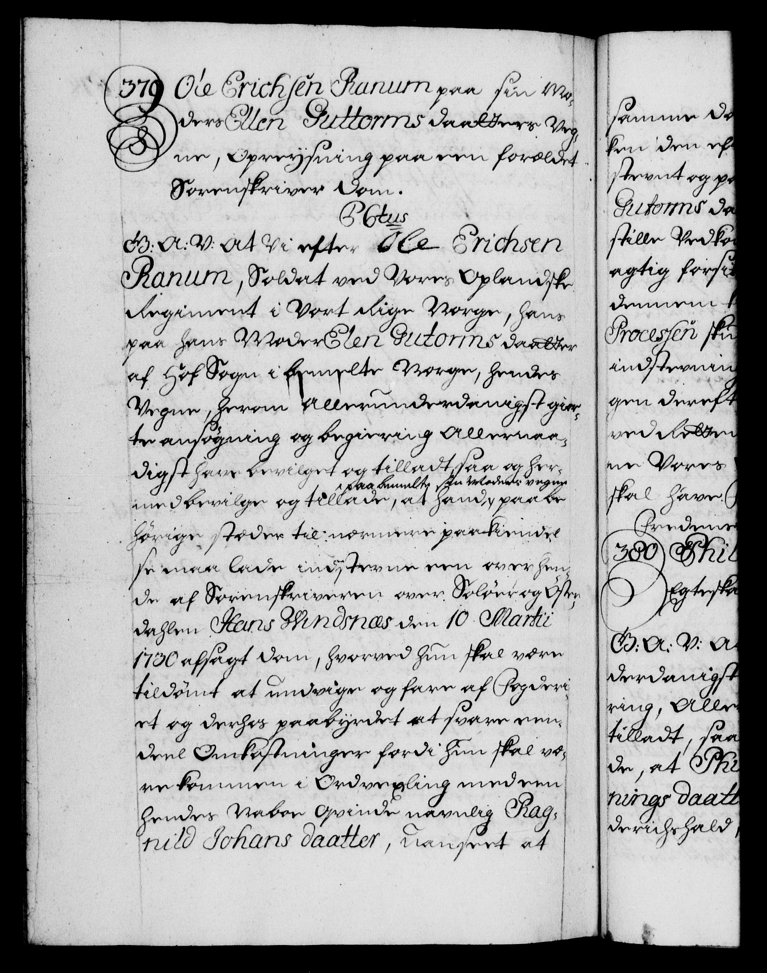 Danske Kanselli 1572-1799, AV/RA-EA-3023/F/Fc/Fca/Fcaa/L0027: Norske registre, 1730-1732, p. 678b